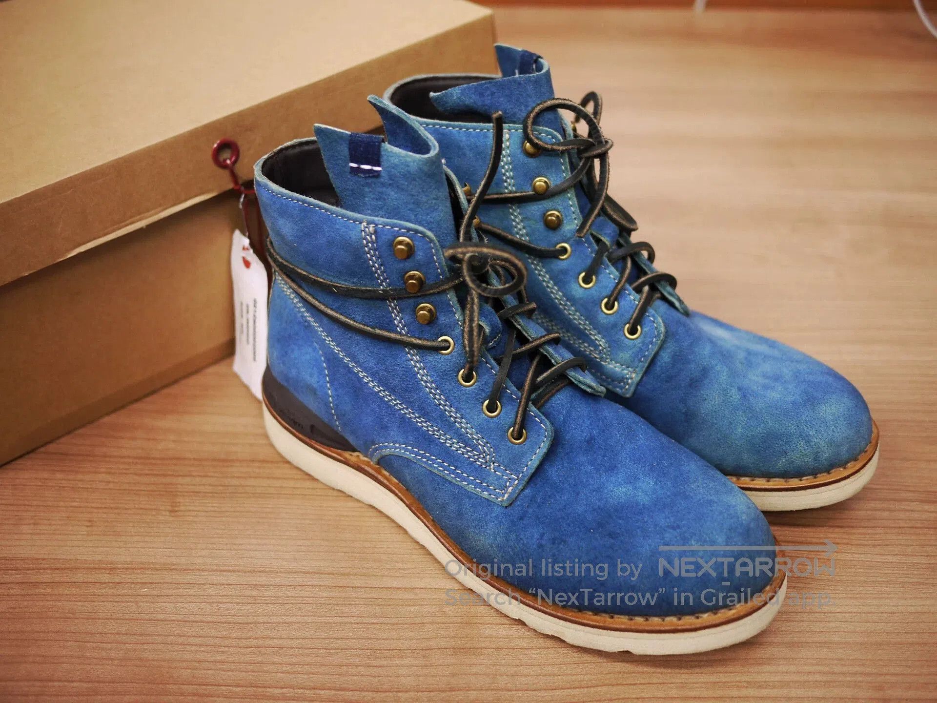 Visvim Visvim ICT Virgil Boots in Indigo. Size US 9 / EU 42 - 3 Thumbnail