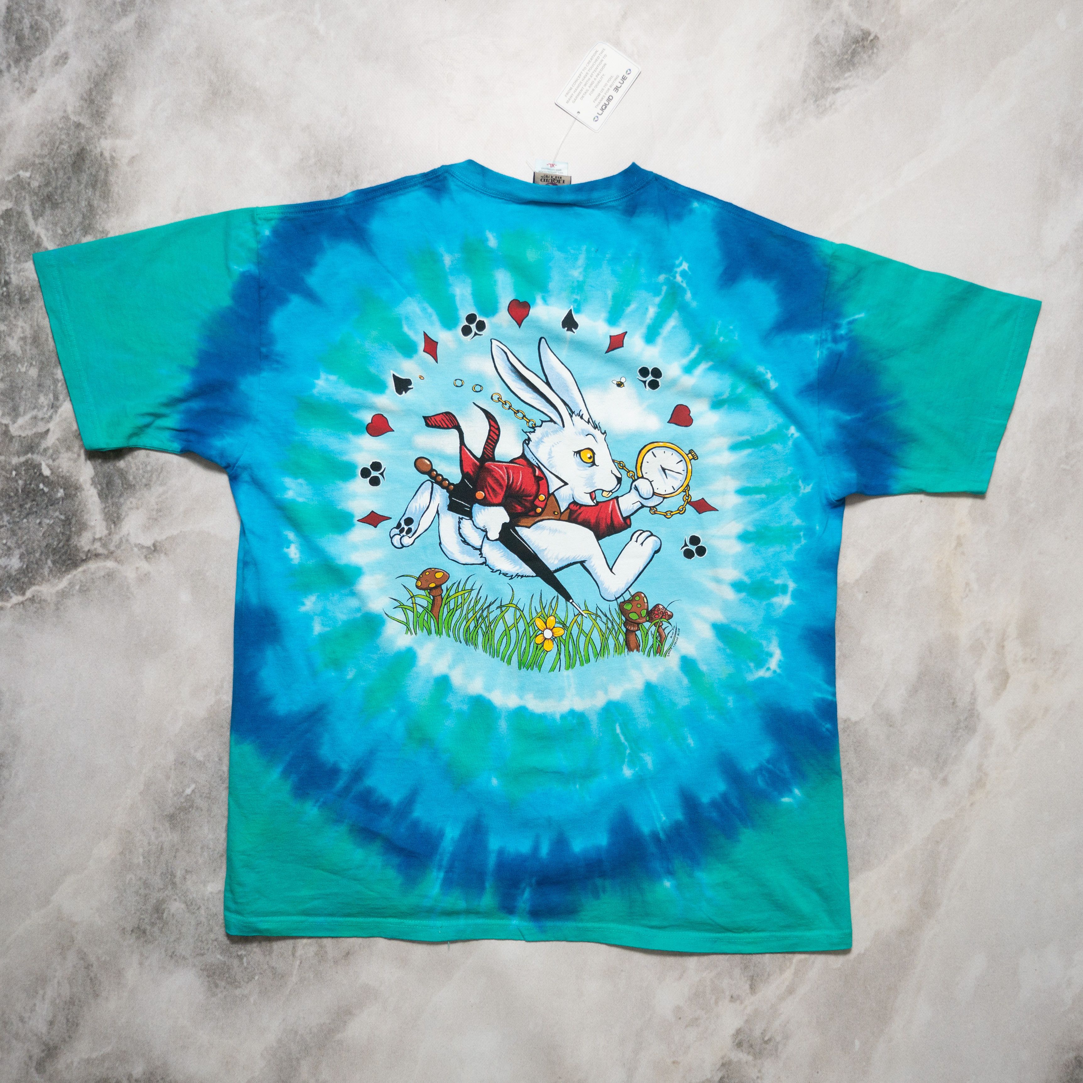 Liquid Blue × Vintage Vintage Liquid Blue Alice in Wonderland Deadstock T-shirt XL Size US XL / EU 56 / 4 - 2 Thumbnail