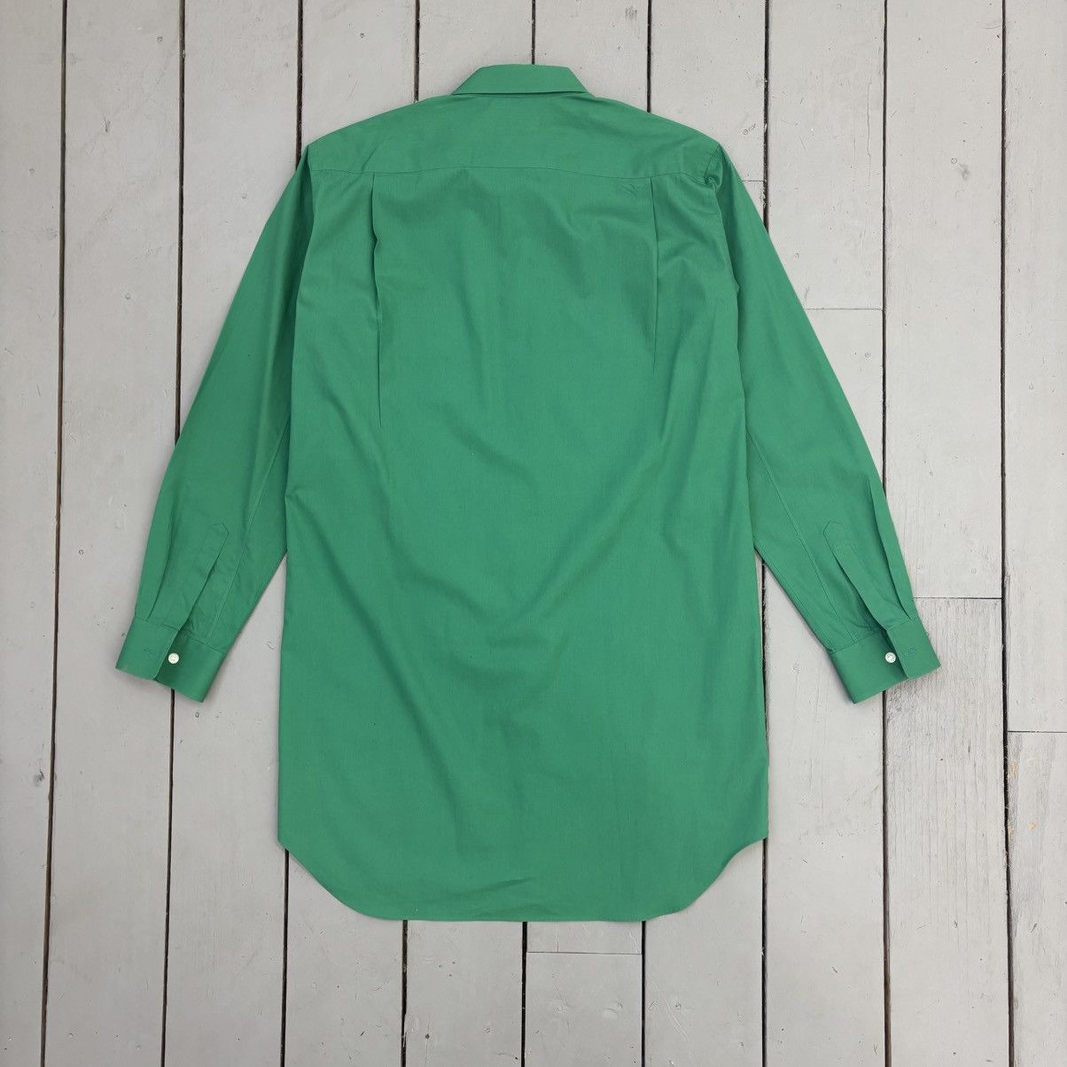 Comme des Garcons Homme Plus Green Long Button Up Size US S / EU 44-46 / 1 - 3 Thumbnail