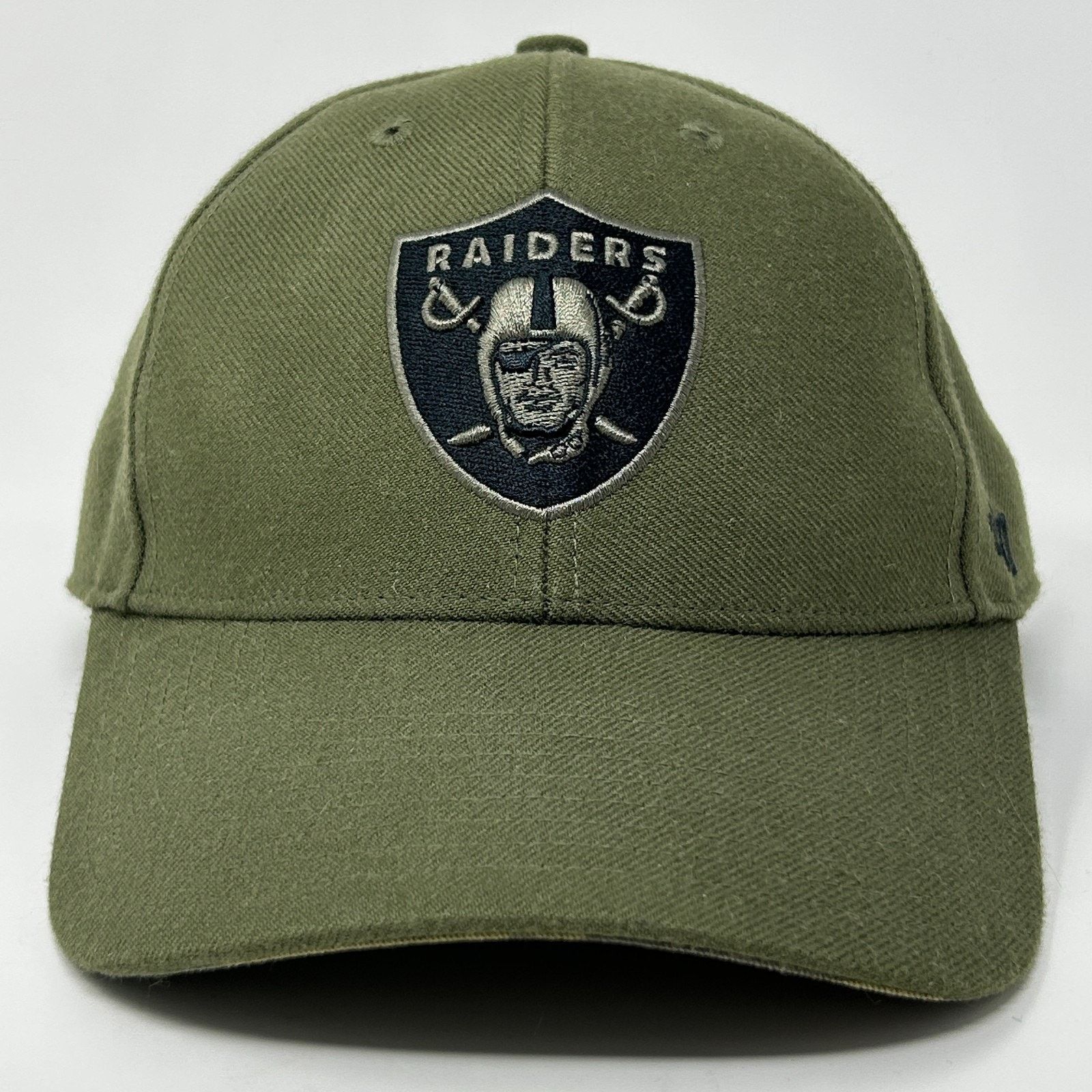 47 Brand Las Vegas Raiders Hat Baseball Cap Olive Green 47 Military Size ONE SIZE - 1 Thumbnail