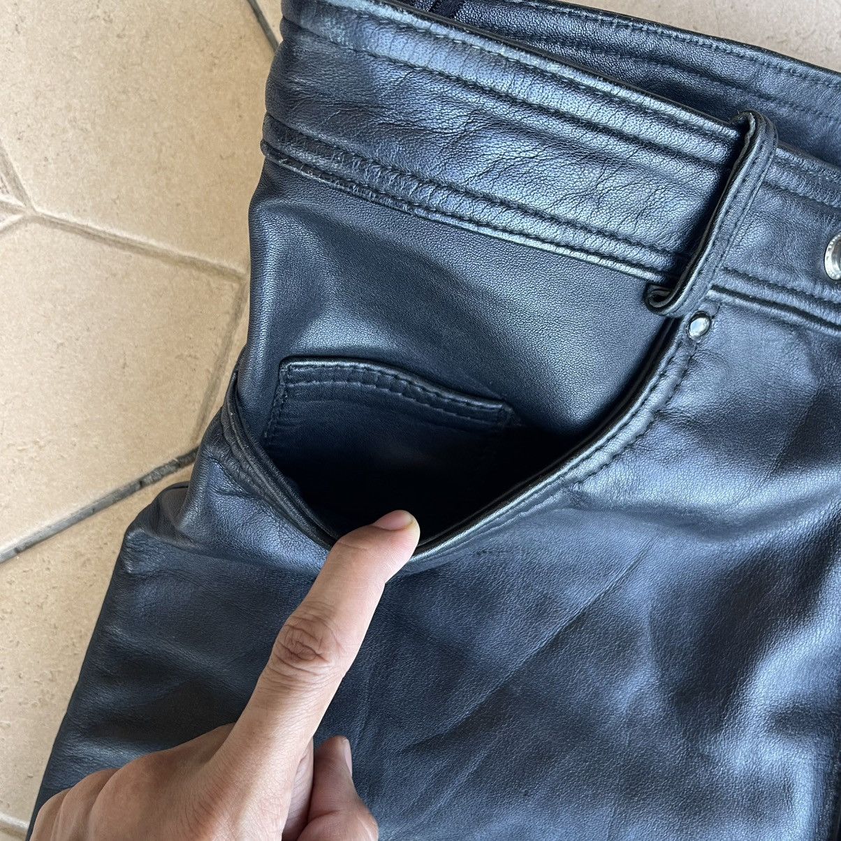 Japanese Brand Leather Pants Size 34 Size US 34 / EU 50 - 11 Thumbnail