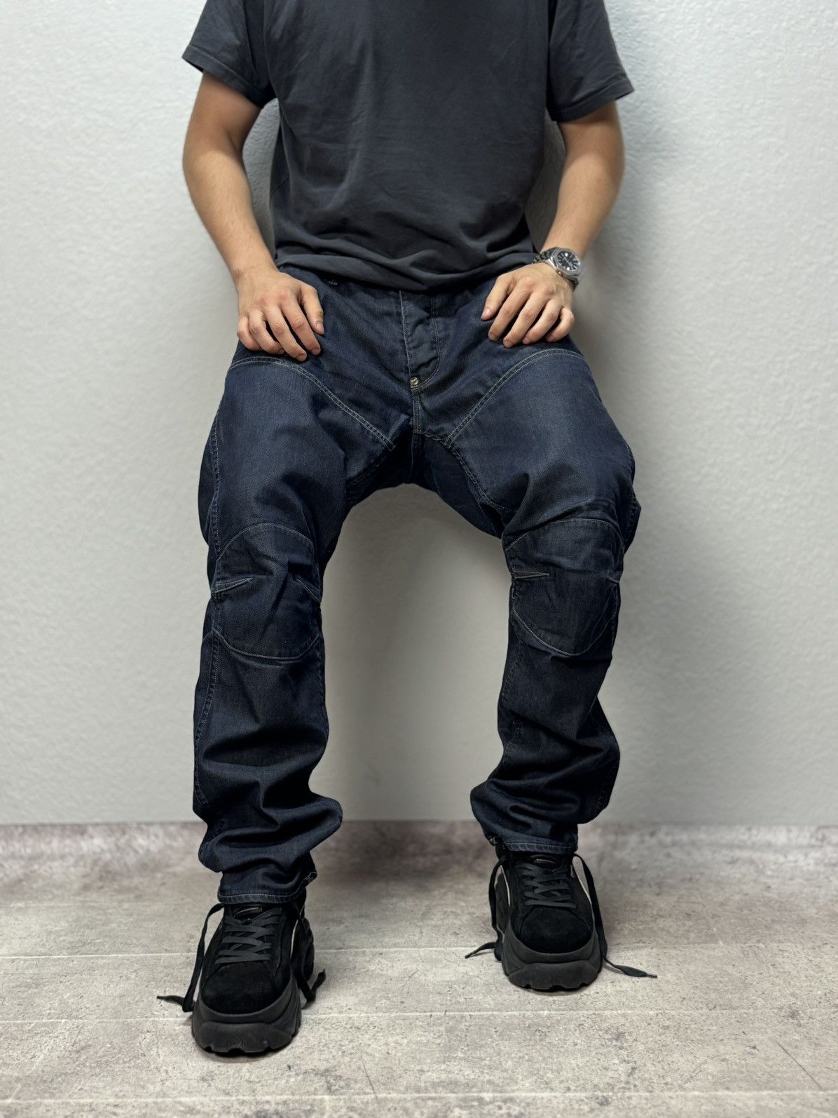 G-Star Vintage G-star Opium Cargo Avantgarde Bontage Baggy Pants Size US 36 / EU 52 - 6 Thumbnail
