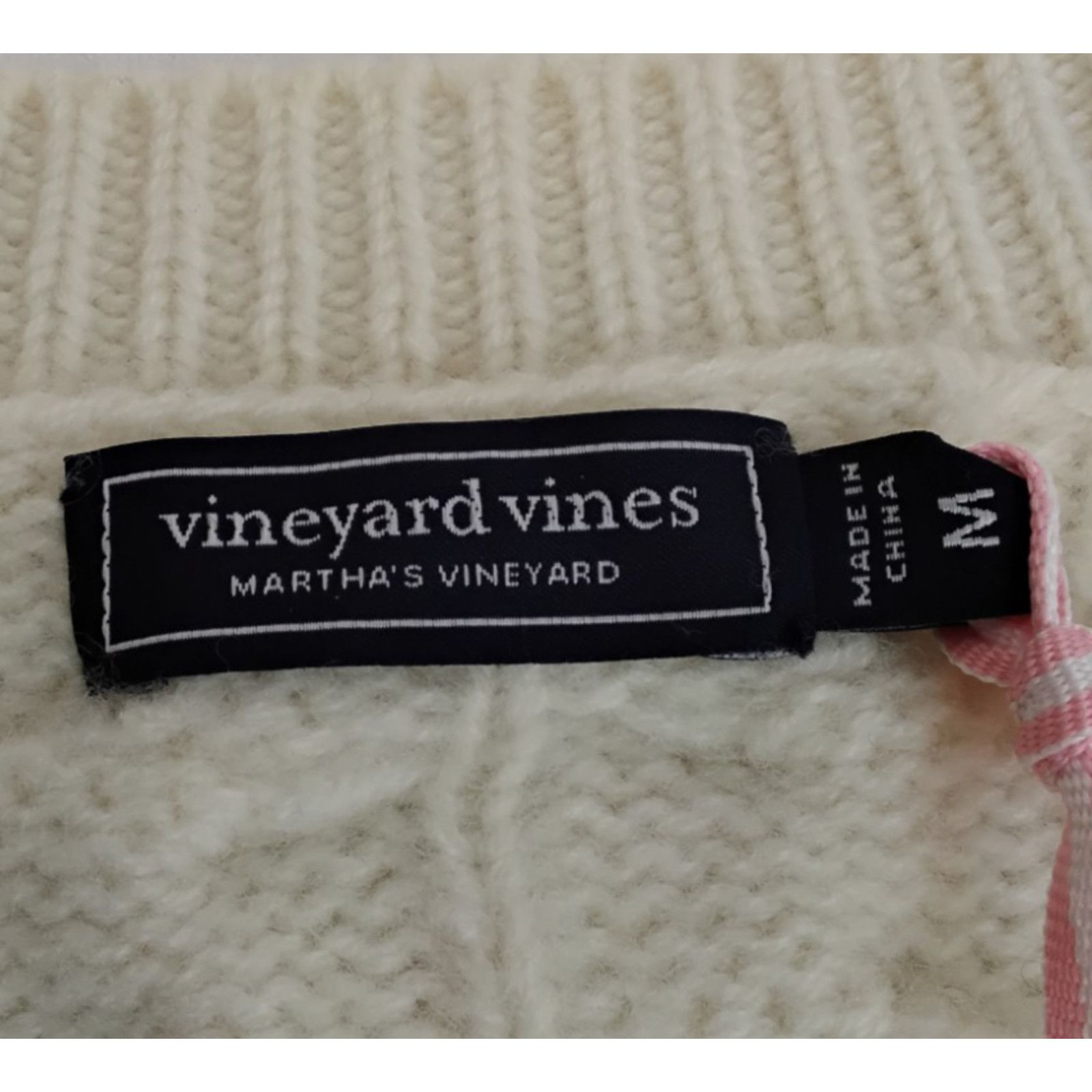 Vineyard Vines Vineyard Vines Merino Sweater Women's M Off White Crop NWT Size M / US 6-8 / IT 42-44 - 6 Thumbnail