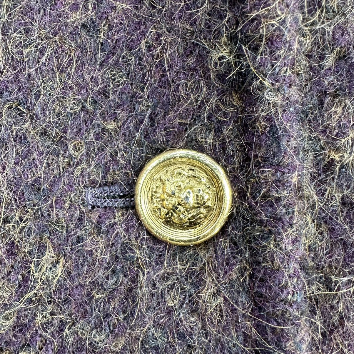 Custommade Vintage 80's Mohair Wool Jacket Special Custom Made Size XS / US 0-2 / IT 36-38 - 12 Thumbnail