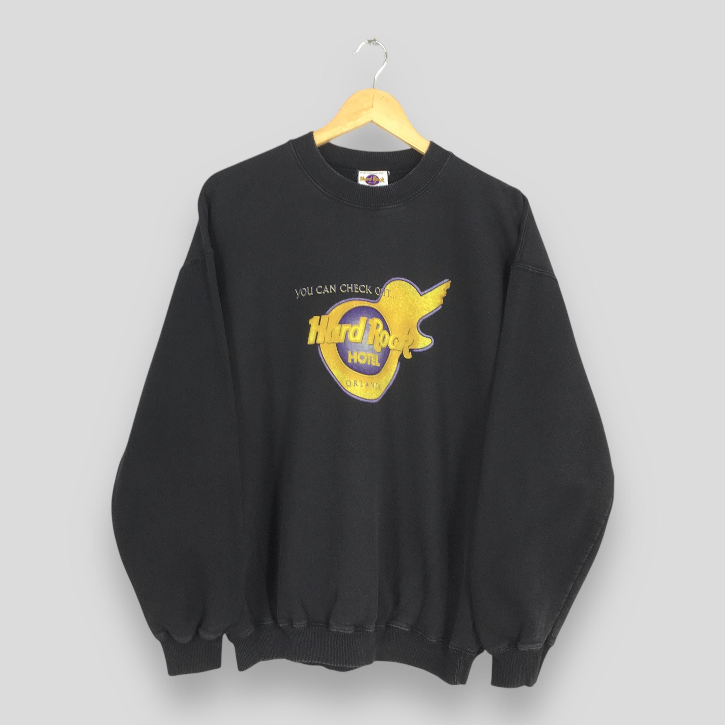 Hard Rock Cafe Vintage Hard Rock Hotel Orlando Black Sweatshirt Large Size US L / EU 52-54 / 3 - 1 Thumbnail