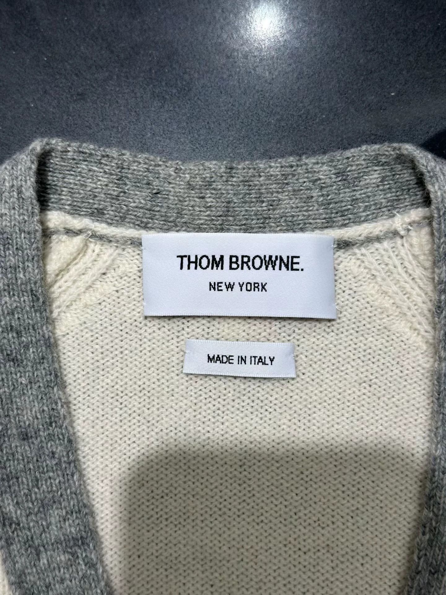 Thom Browne Thom Browne White Wool Cardigan Size 1 New Size US S / EU 44-46 / 1 - 3 Thumbnail