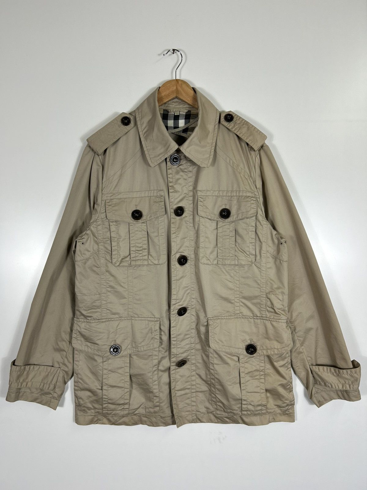 Burberry 🔥Burberry London Nova Check Zipper Jacket Size US L / EU 52-54 / 3 - 1 Thumbnail