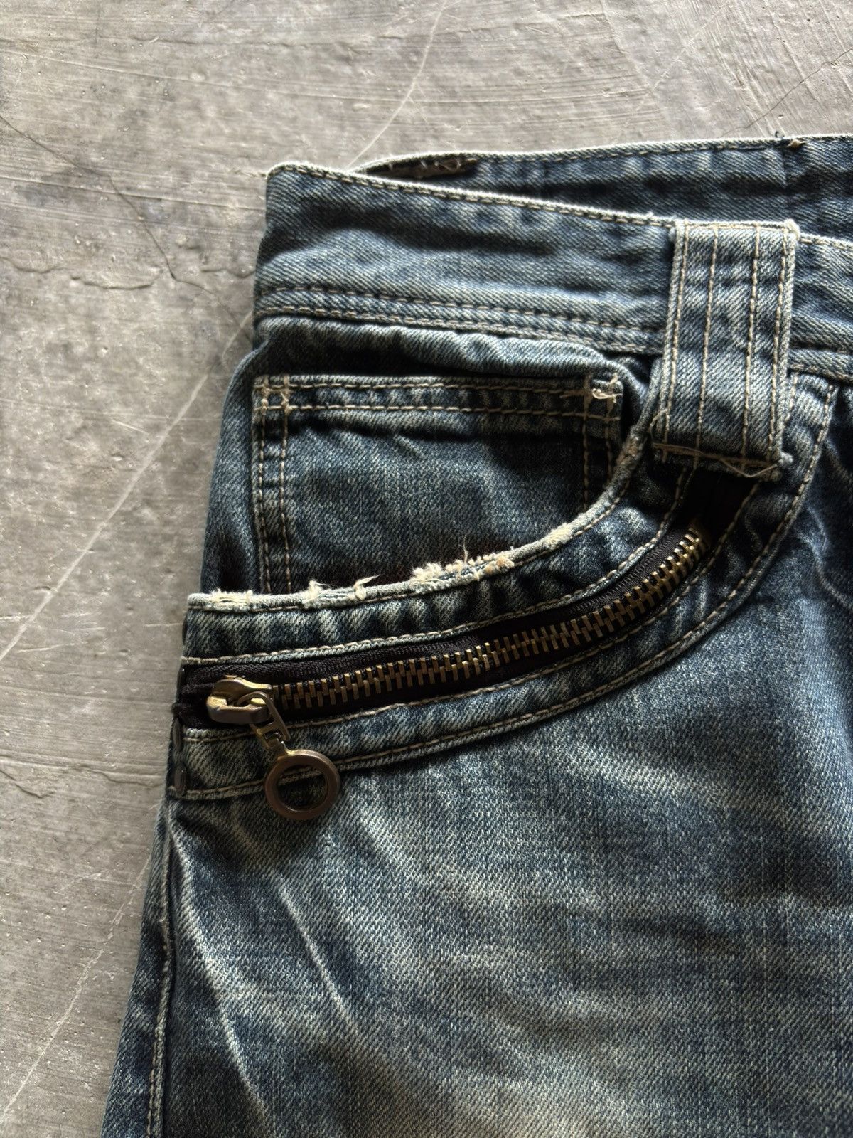 If Six Was Nine BACK VINTAGE japanese denim rusty washed punk grunge style Size US 32 / EU 48 - 7 Thumbnail