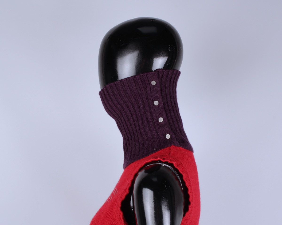 Designer × Versace × Vintage VERSACE Sport Vintage Wool Sleeve Less Sweater High Neck Size S / US 4 / IT 40 - 8 Thumbnail