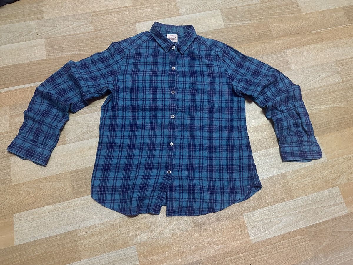Flannel × Uniqlo × Vintage Flannel Longsleeve Uniqlo Buttons Shirt Size US M / EU 48-50 / 2 - 1 Thumbnail