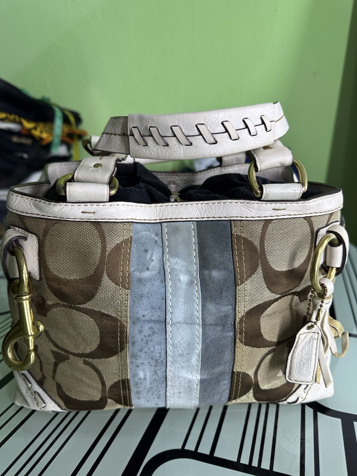 Coach Vintage Handbag Coach Leather Bag Size ONE SIZE - 4 Thumbnail