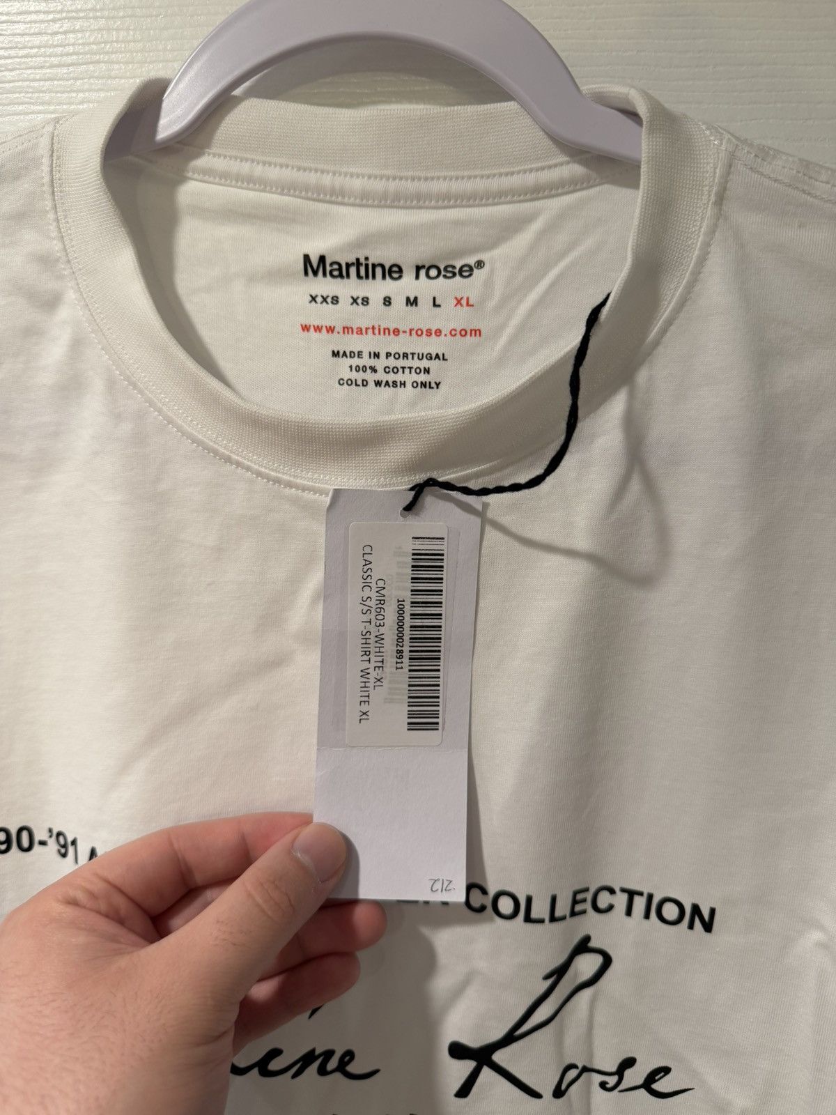 Martine Rose Martine Rose classic logo Tee Size US XL / EU 56 / 4 - 4 Thumbnail