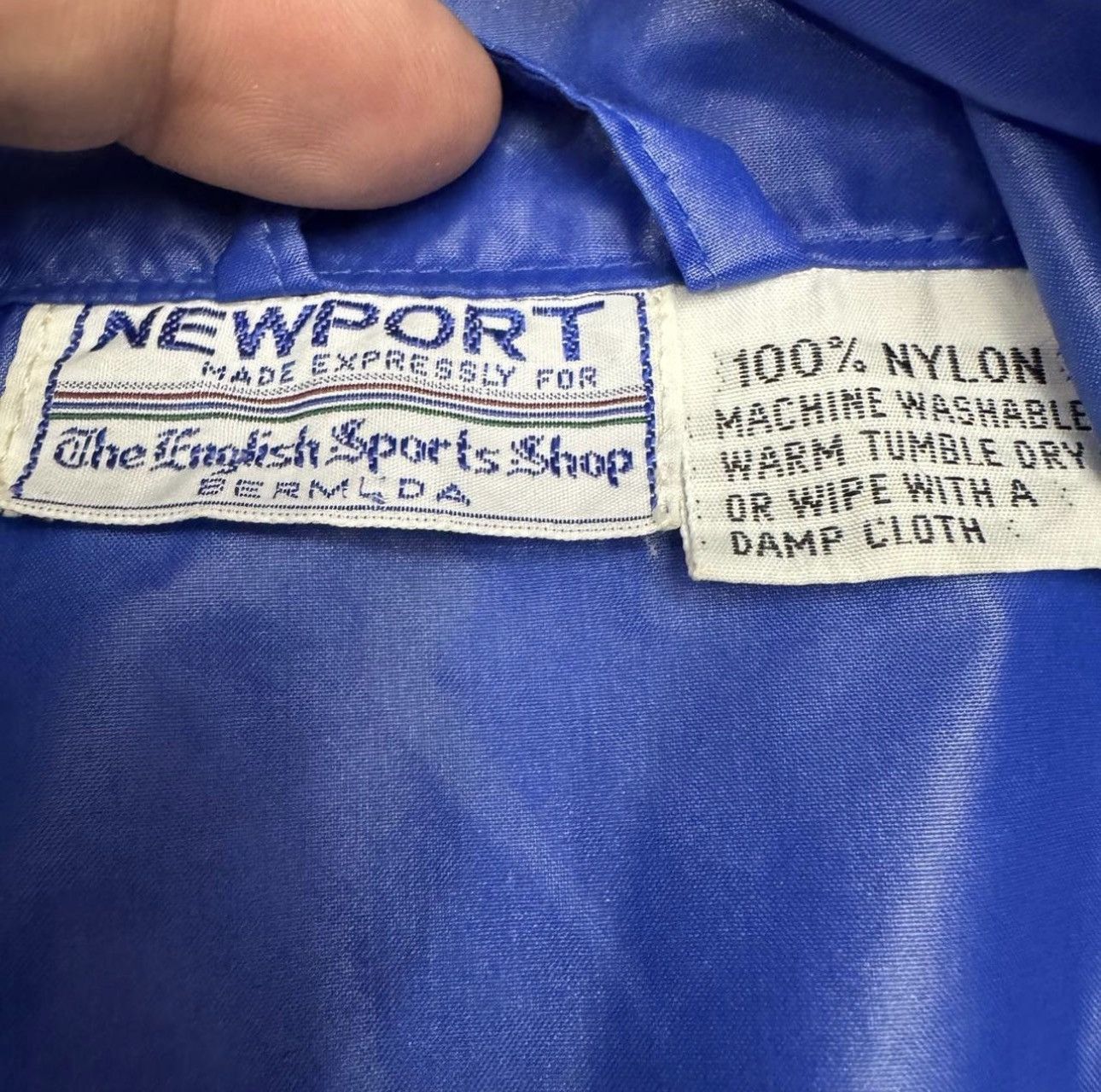 Other VTG 80s Newport Bermuda Hooded Nylon Windbreaker Colorblock Size US XL / EU 56 / 4 - 2 Thumbnail