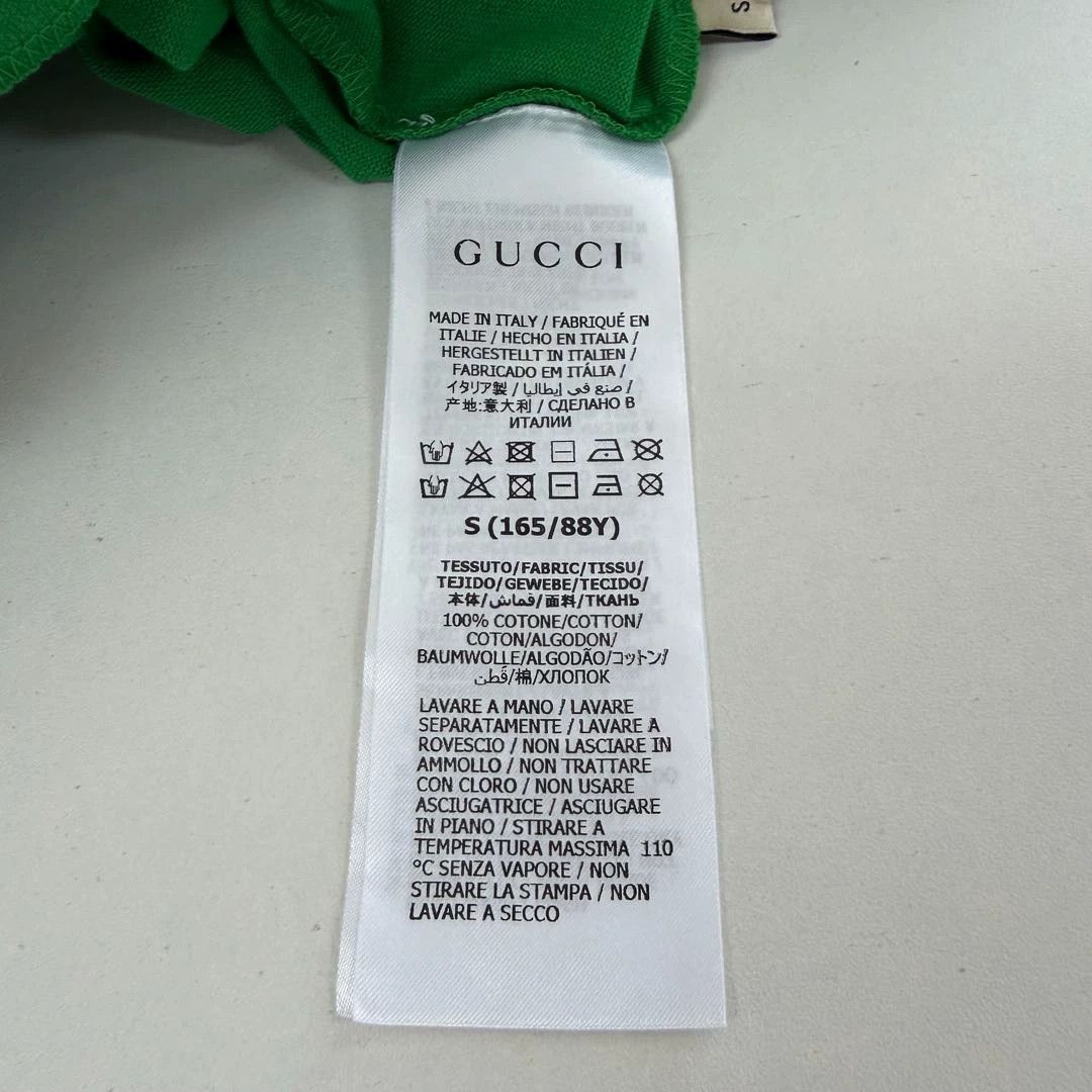 Gucci Gucci Green Logo T-Shirt S with tags Size US S / EU 44-46 / 1 - 8 Thumbnail