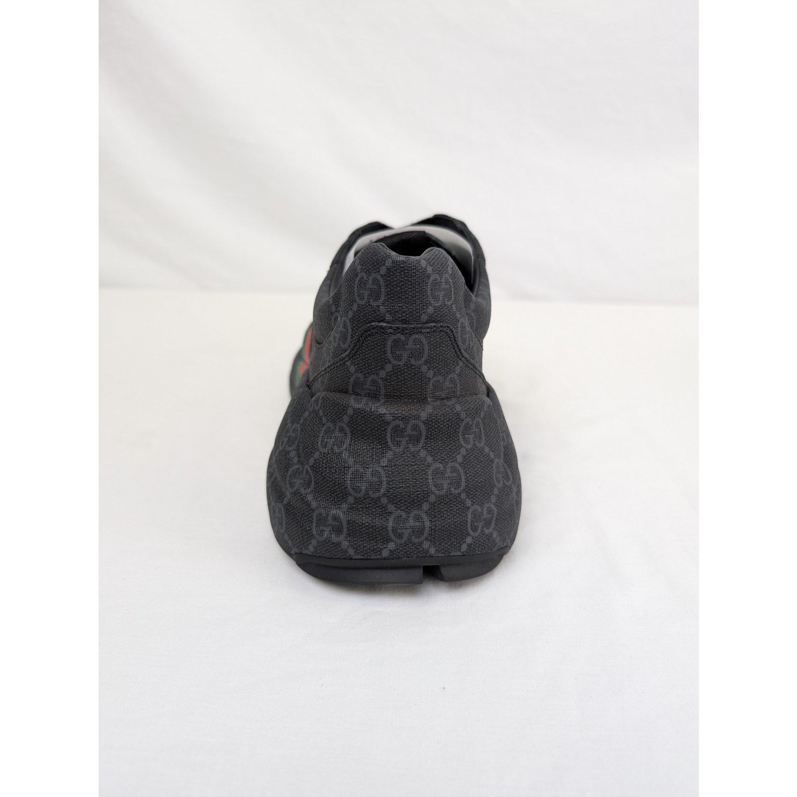 Gucci o1rshd1 Rython Sneakers in Black/Green/Red Size US 11.5 / EU 44-45 - 13 Thumbnail
