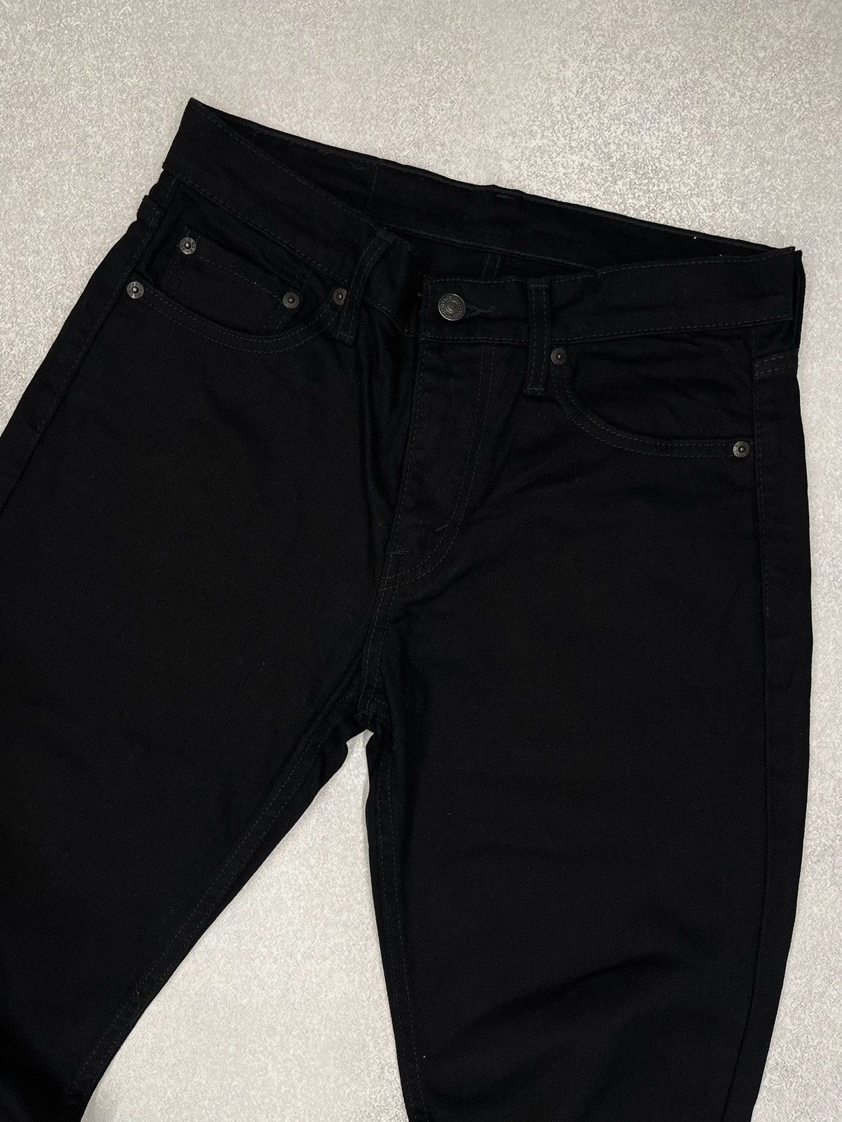 Levi's × Levi's Vintage Clothing Mens Levis 511 Strauss Denim Jeans Black Y2K Size US 30 / EU 46 - 7 Thumbnail