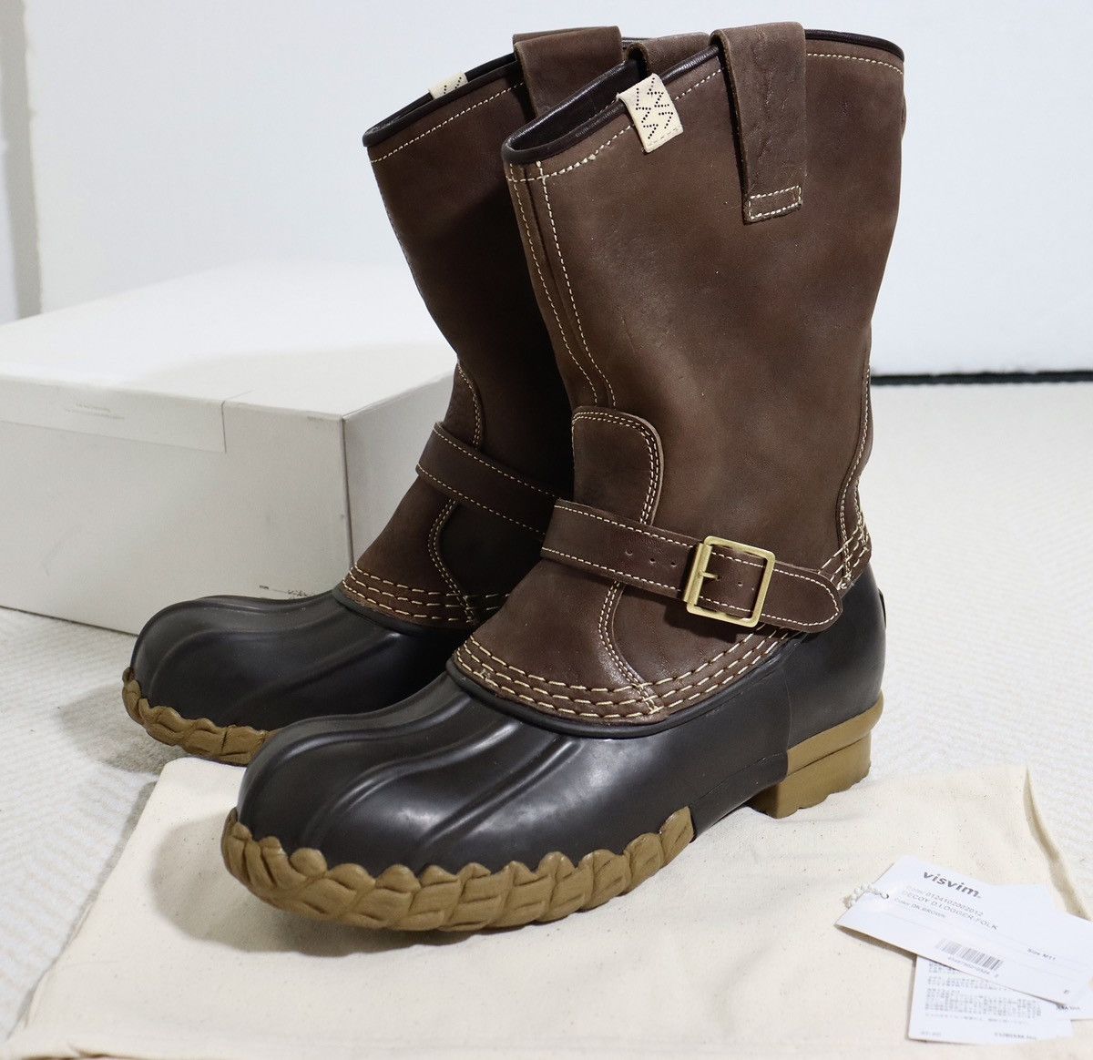 Visvim DECOY D.BOOTS-FOLK | Grailed
