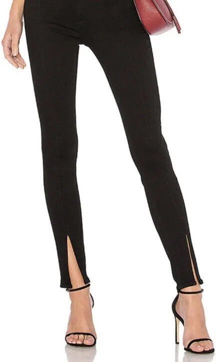 Rag & Bone Rag & Bone Yuki Skinny in Coal Bar split front. Size 30 Size 30" / US 8 / IT 44 - 2 Thumbnail