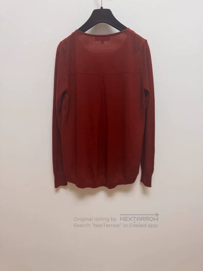 Loro Piana Loro Piana Deep Burgundy Silk and Cashmere Knit Sweater Size XS / US 0-2 / IT 36-38 - 3 Thumbnail
