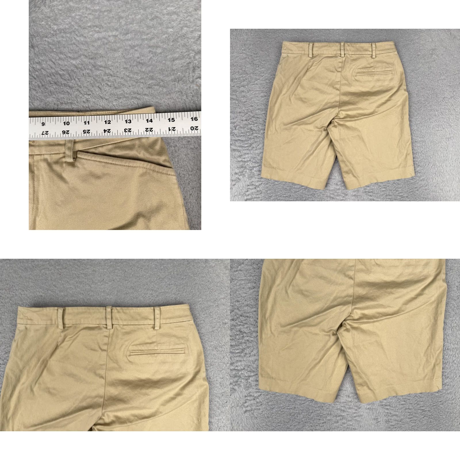 Ralph Lauren Lauren Ralph Lauren Shorts Womens 2 Beige Chino Twill Casual Summer 28x9.5 Size 26" / US 2 / IT 38 - 9 Thumbnail
