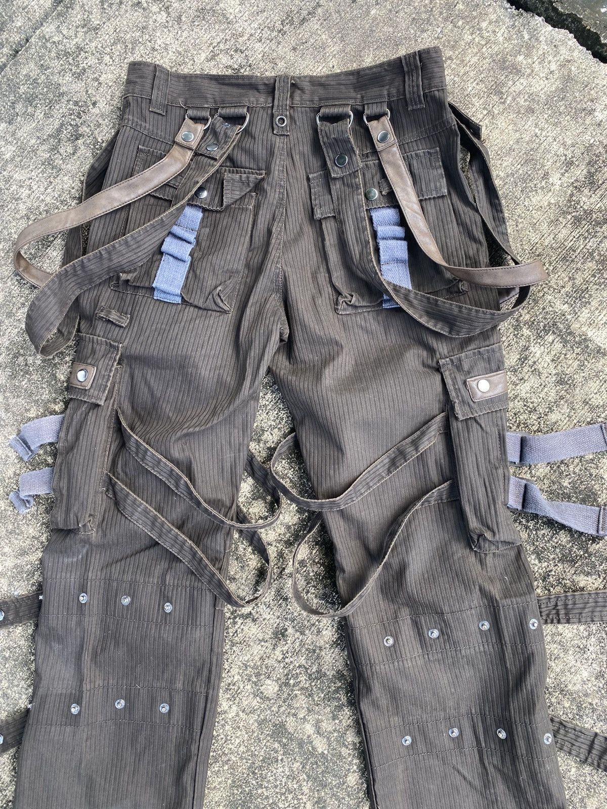 If Six Was Nine Vintage Japanese Brands Street Republic Bondage Cargopants Size US 31 - 9 Thumbnail