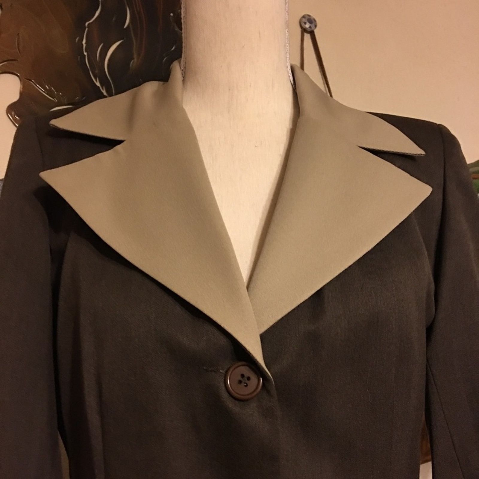 Vintage Lew Magram New York style collared skirt suit Size M / US 6-8 / IT 42-44 - 4 Thumbnail