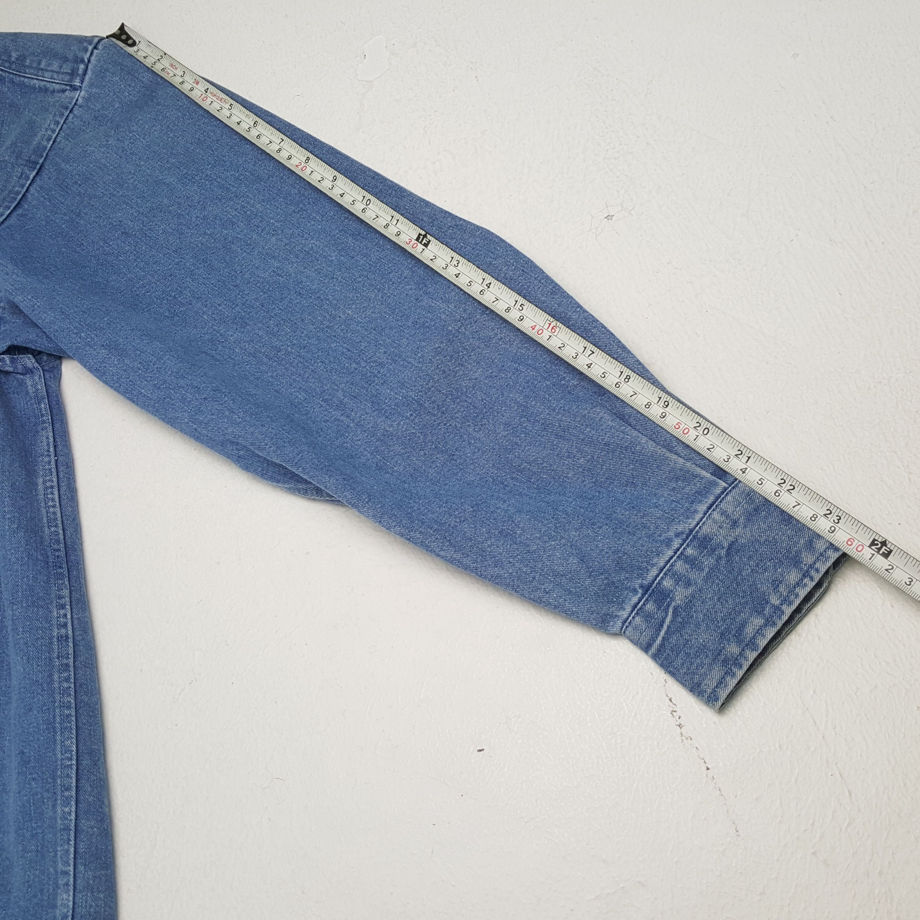 Polo Ralph Lauren × Vintage Vintage POLO by RALPH LAUREN Small Pony Design Denim Shirts Size US L / EU 52-54 / 3 - 5 Thumbnail