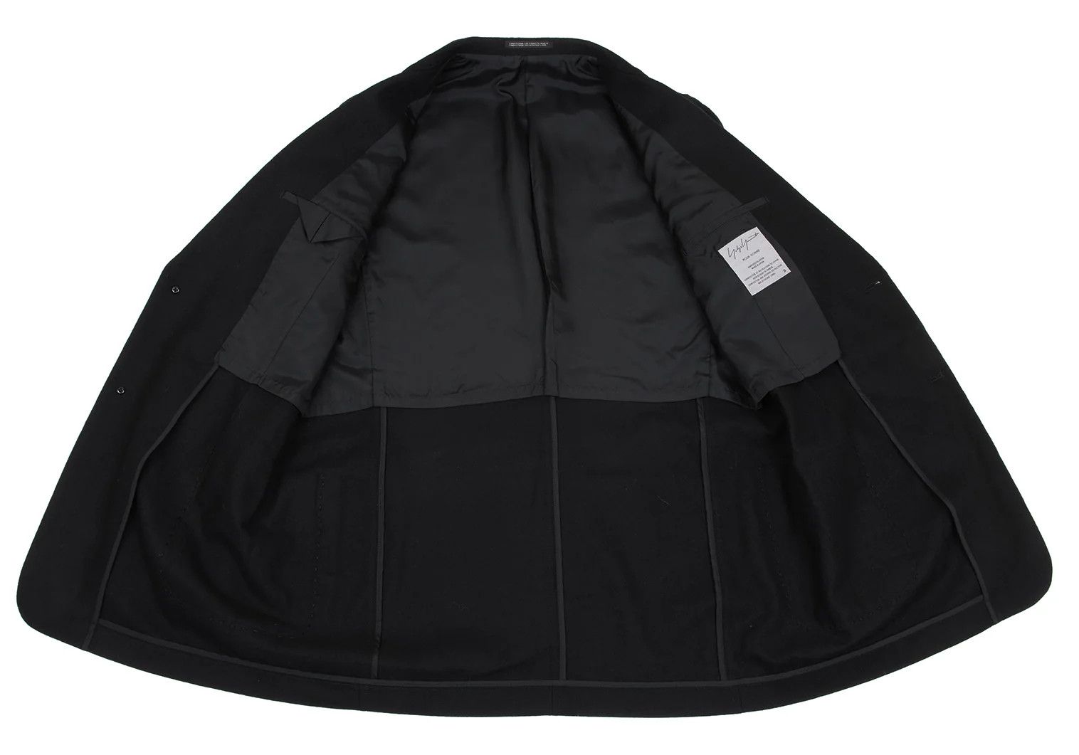 Yohji Yamamoto Yohji Yamamoto Wool Cut Stitch Design Jacket Size US L / EU 52-54 / 3 - 13 Thumbnail
