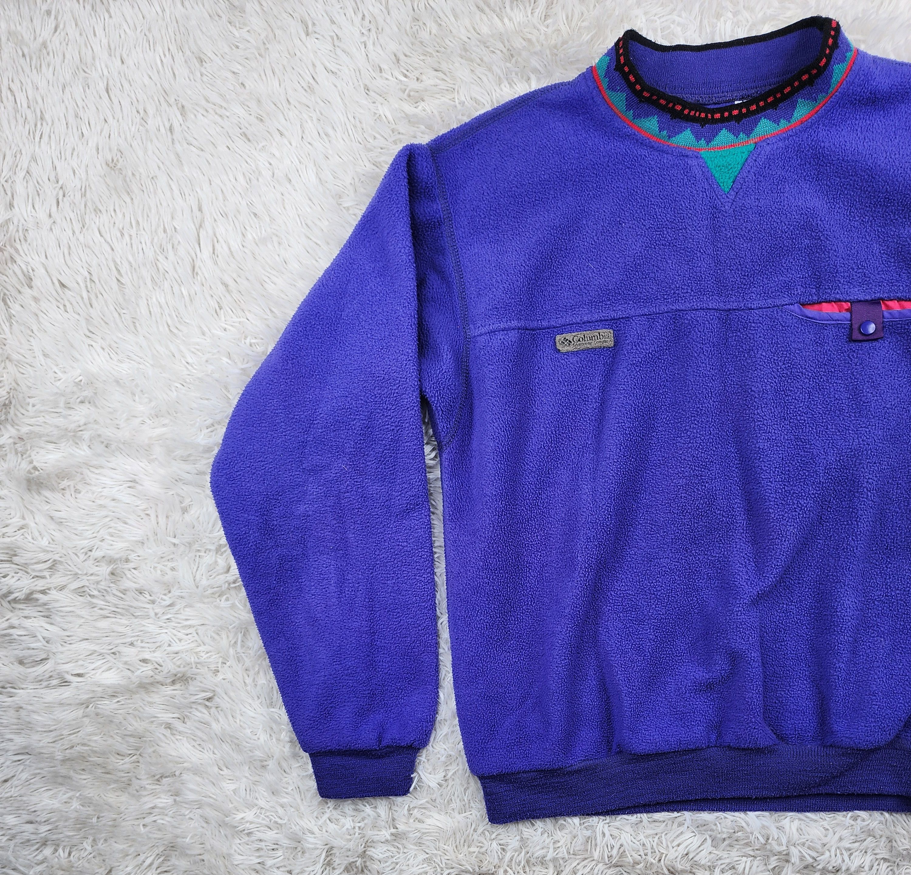 Columbia Vintage Columbia purple crewneck sweater Size US S / EU 44-46 / 1 - 3 Thumbnail