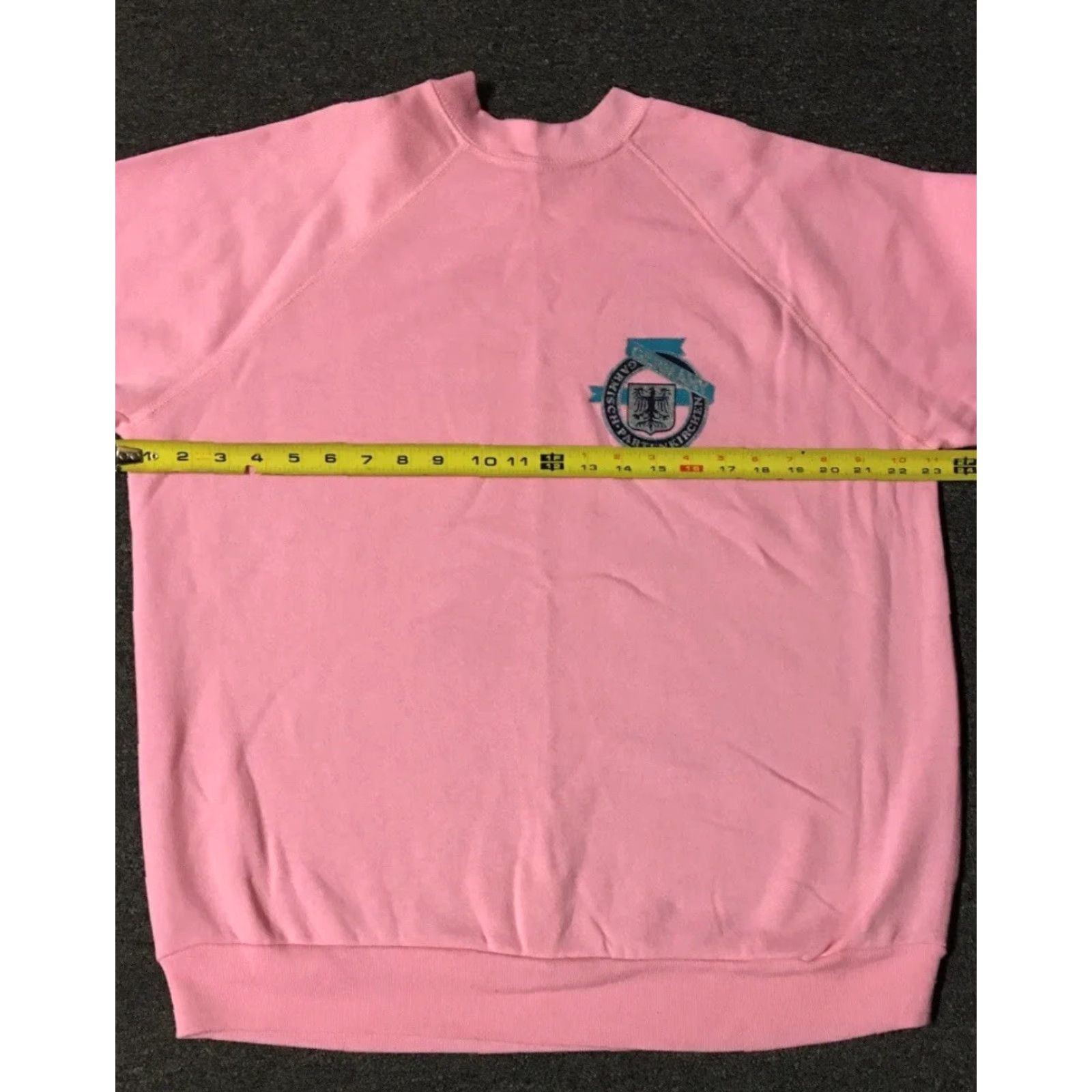Vintage VINTAGE Garmisch Partenkirchen Germany Crest Sweatshirt Hoodie L Pink Men 90s School Track Grunge USA Military Football Basketball Surf Punk Retro USA Size US L / EU 52-54 / 3 - 6 Thumbnail