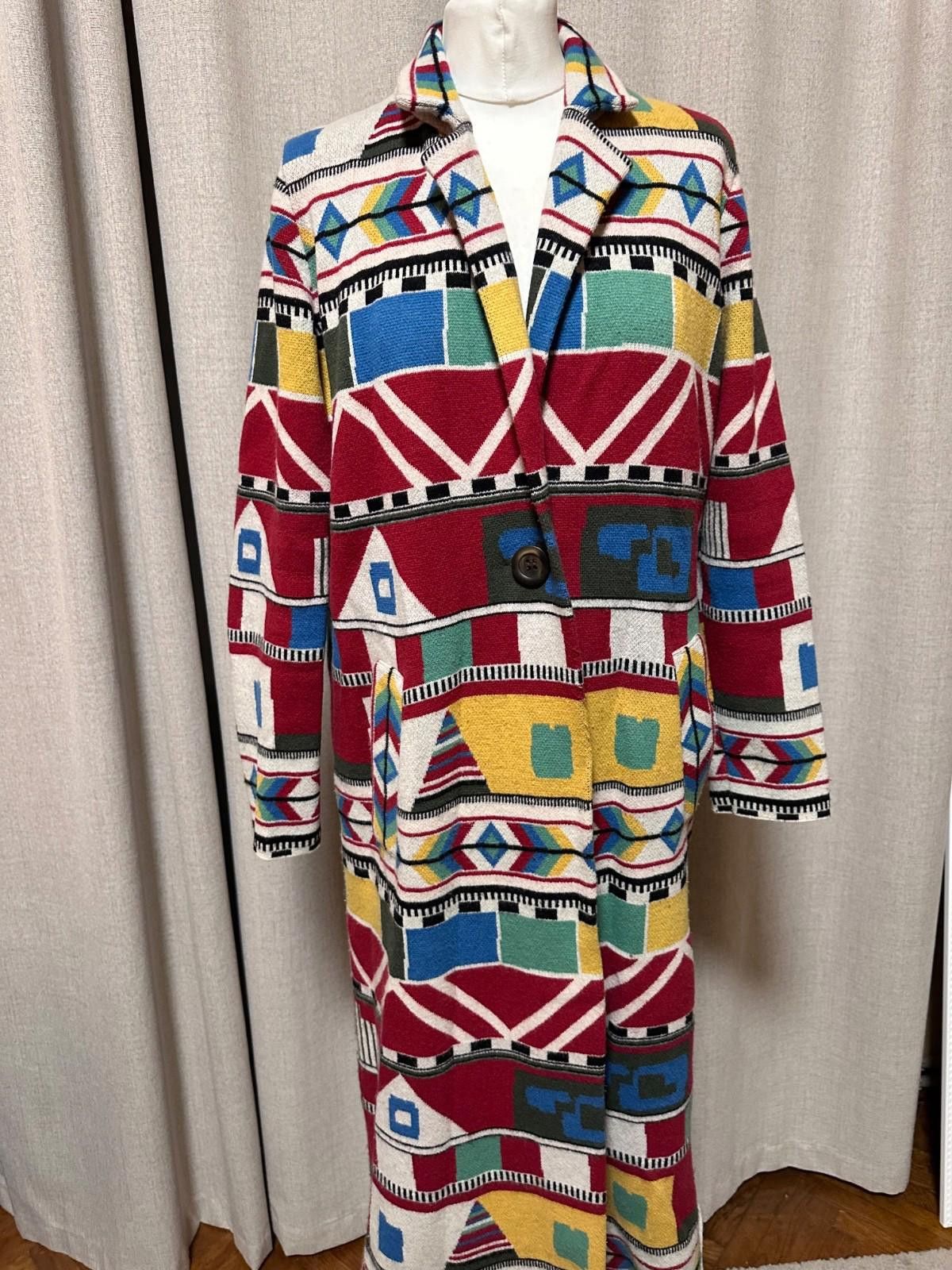 United Colors Of Benetton United Colors of Benetton x Stella Jean Cashmere Wool Coat Size S / US 4 / IT 40 - 3 Thumbnail