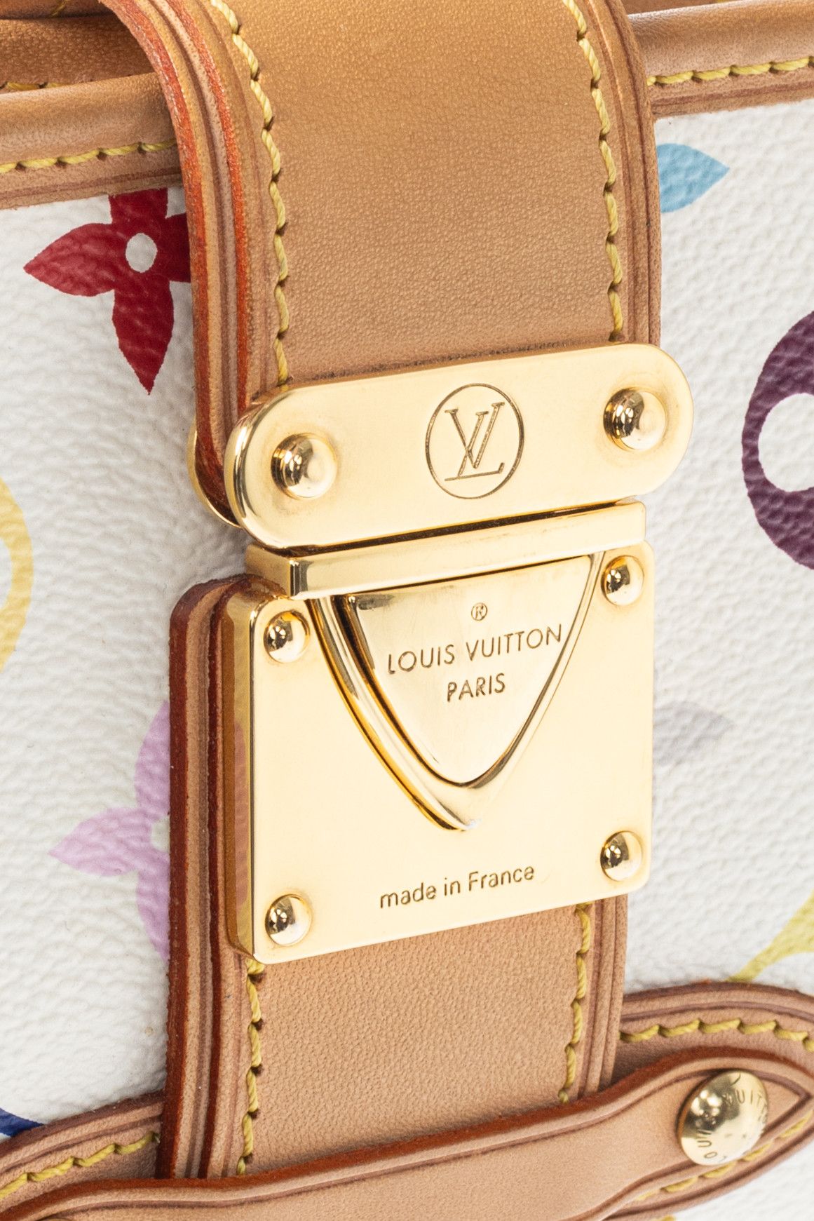 Louis Vuitton × Takashi Murakami Louis Vuitton Shirley White Multicolore Monogram Handbag Size ONE SIZE - 8 Thumbnail
