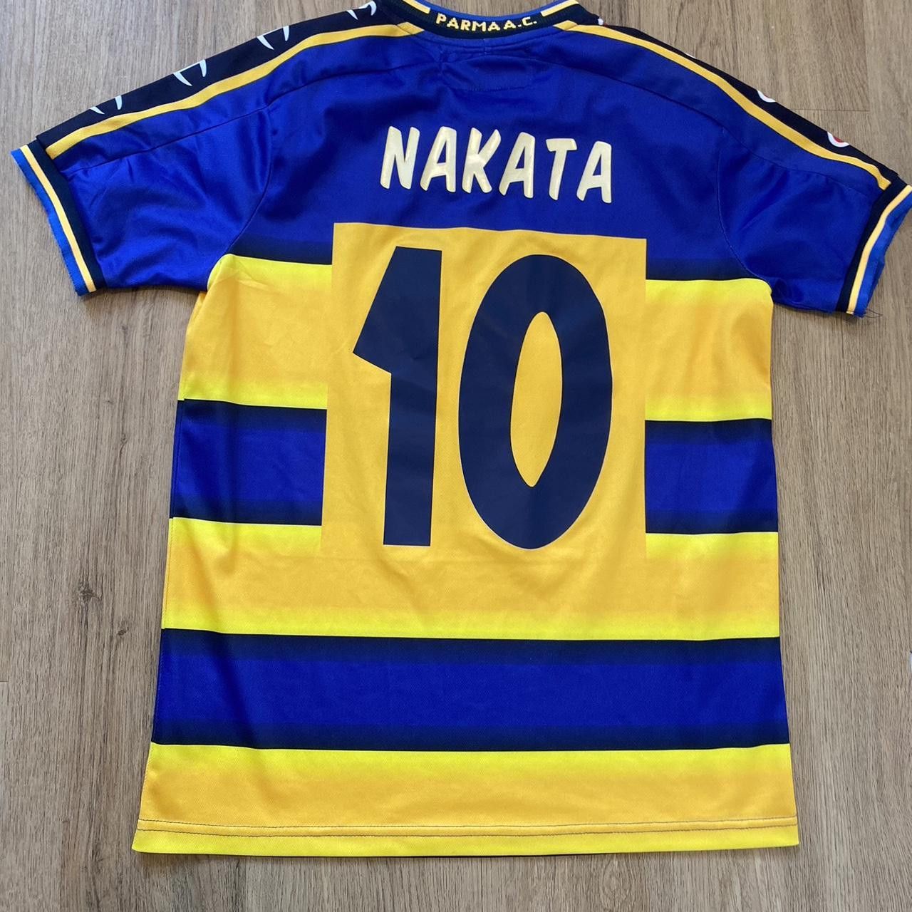 Champion 2001-02 Nakata Parma Champion Joy Parmalat Football Shirt