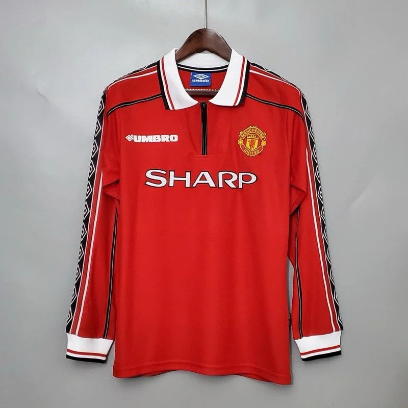 David Beckham Retro Vintage Manchester United Jersey Bootleg / Rare Jersey Size US XL / EU 56 / 4 - 7 Thumbnail