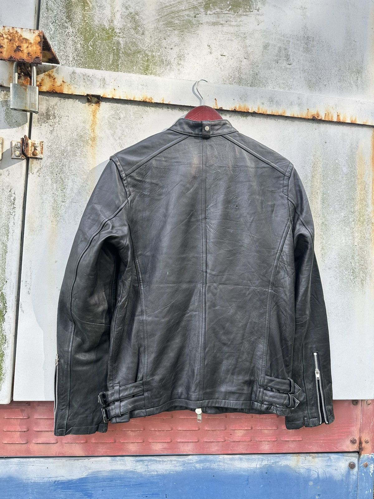 JACKROSE 👹JACKROSE Vkei Style Rider Leather Jacket Size US M / EU 48-50 / 2 - 8 Thumbnail