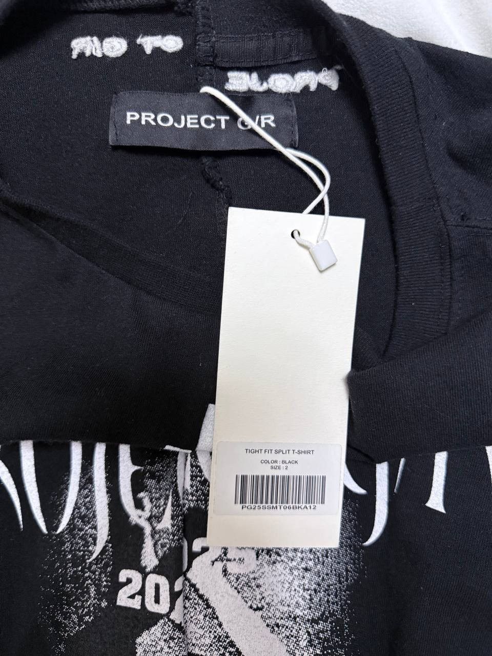 PROJECT G/R Project G/R Split Tee – “2025” Graphic (Size 2) Size US M / EU 48-50 / 2 - 3 Thumbnail
