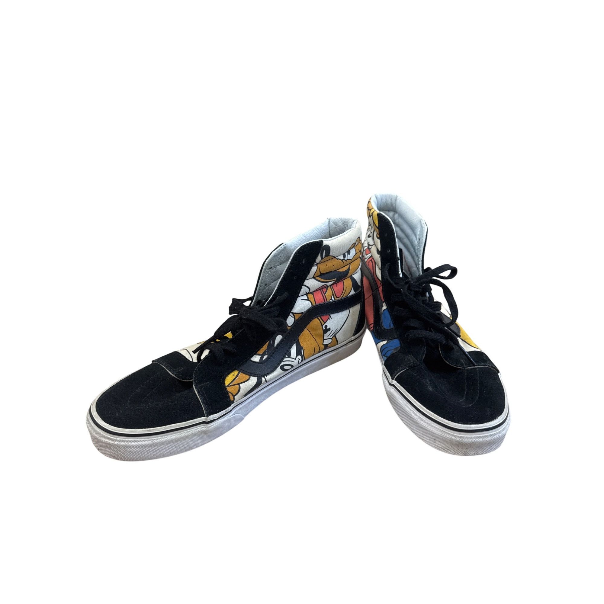 Vans Vans Disney Mens Black Leather High Top Sneakers Shoes Size Size US 10.5 / EU 43-44 - 2 Thumbnail
