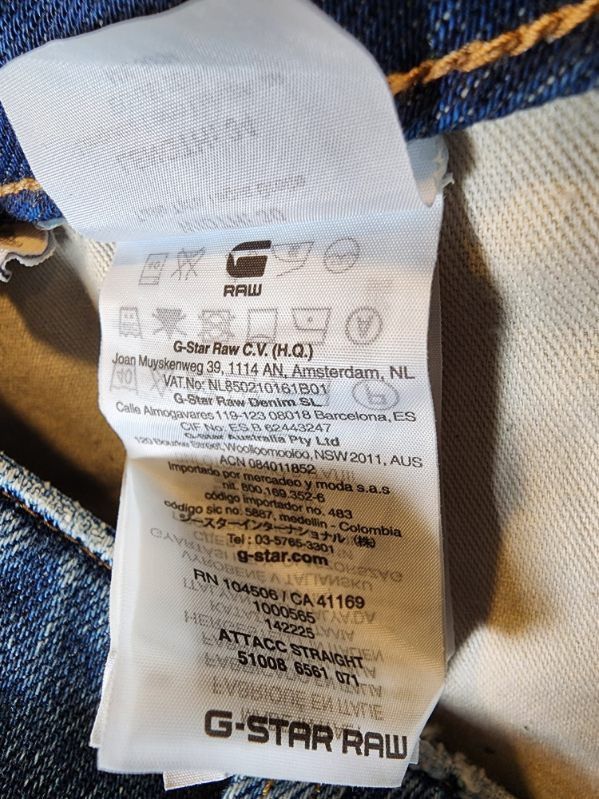 G-Star G Star Raw Men's Navy Denim Jeans Size US 30 / EU 46 - 6 Thumbnail
