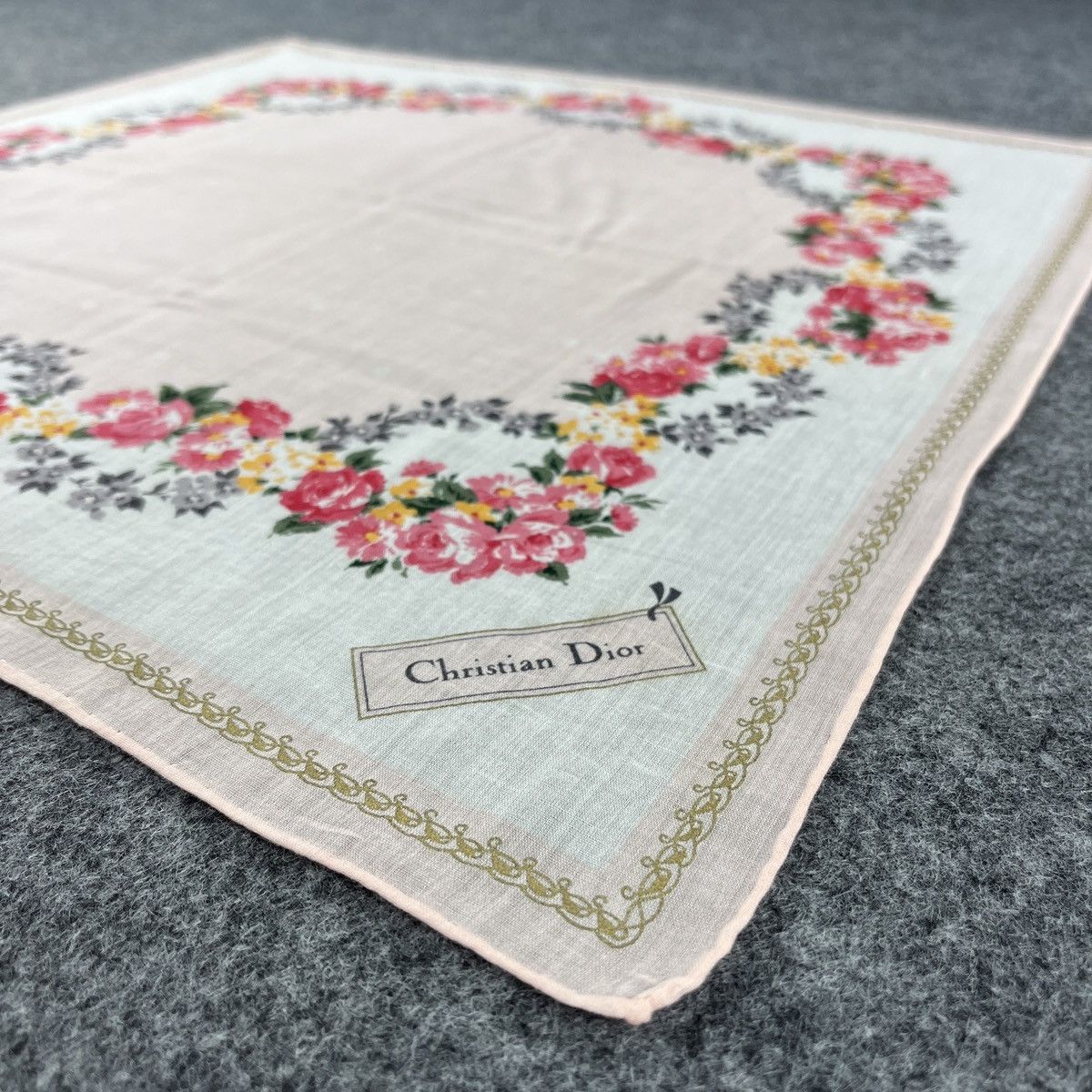Vintage Christian Dior Handkerchief / Bandana / Neckerchief B146 Size ONE SIZE - 6 Thumbnail