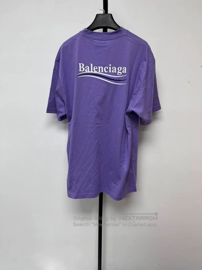 Balenciaga Balenciaga Letter Logo Printed Solid Round Neck Short Slee Size US XS / EU 42 / 0 - 2 Thumbnail