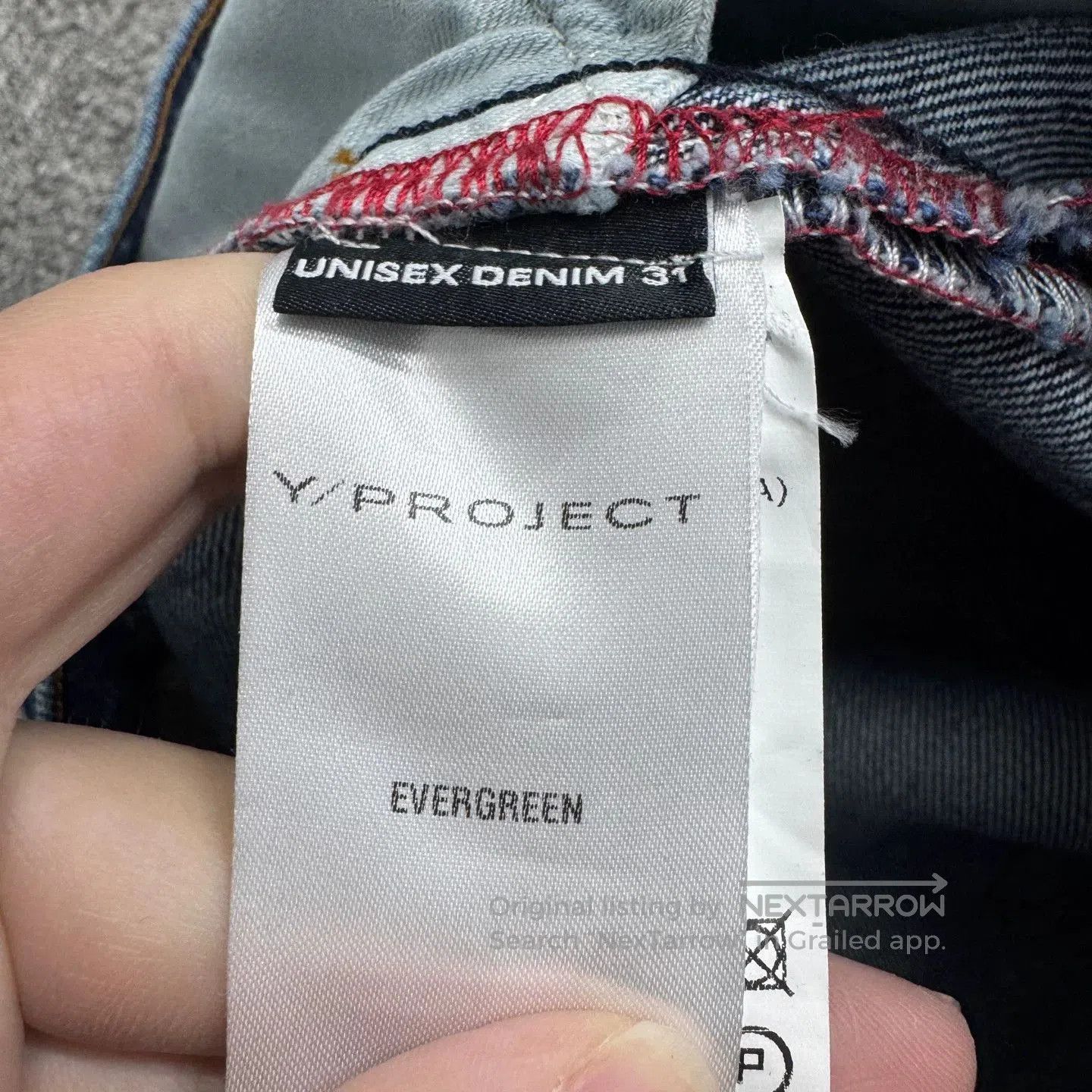 DEN IM by SIKI IM YProject Distressed Pleated Jeans. Size US 31 - 3 Thumbnail