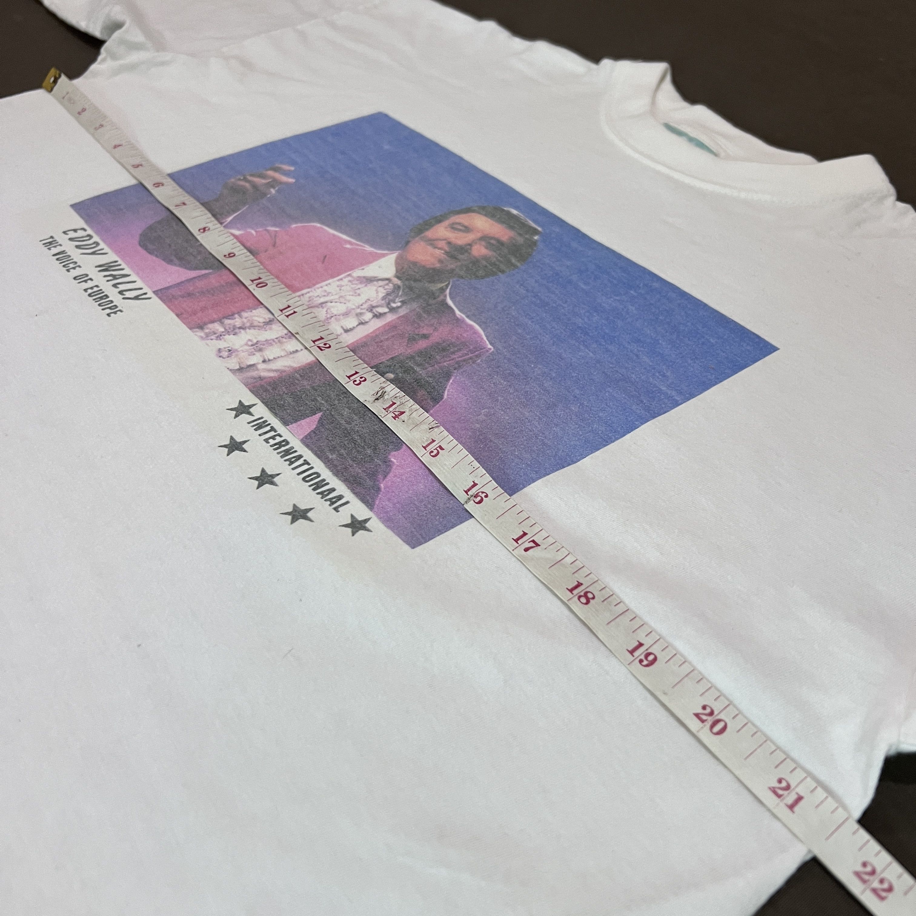 Band Tees × Vintage Vintage Eddy Wally The Voice Of Europa Promo Tee Faded Size US L / EU 52-54 / 3 - 6 Thumbnail