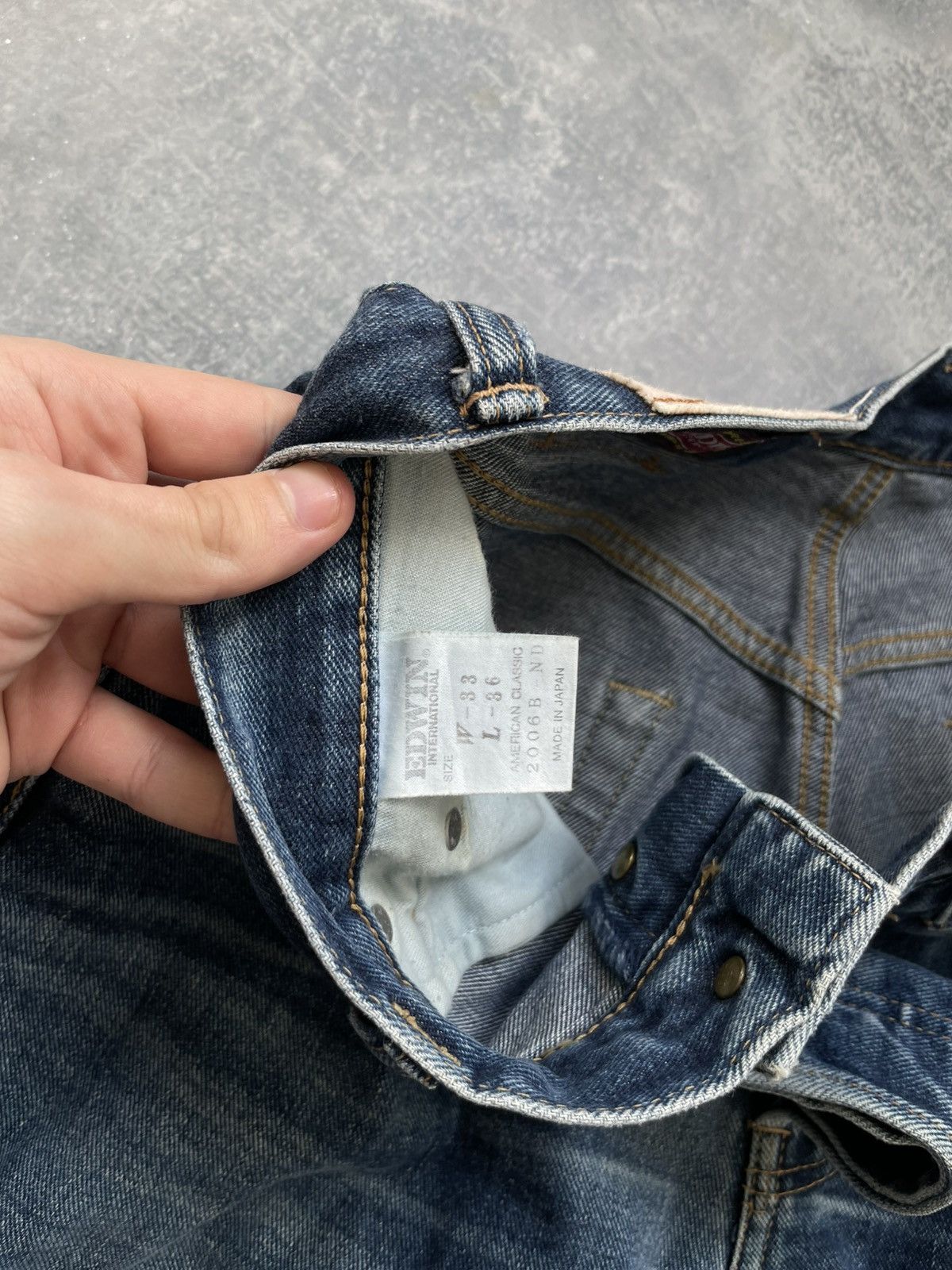 Edwin 00ss Edwin made in Japan denim jeans Size US 33 - 5 Thumbnail