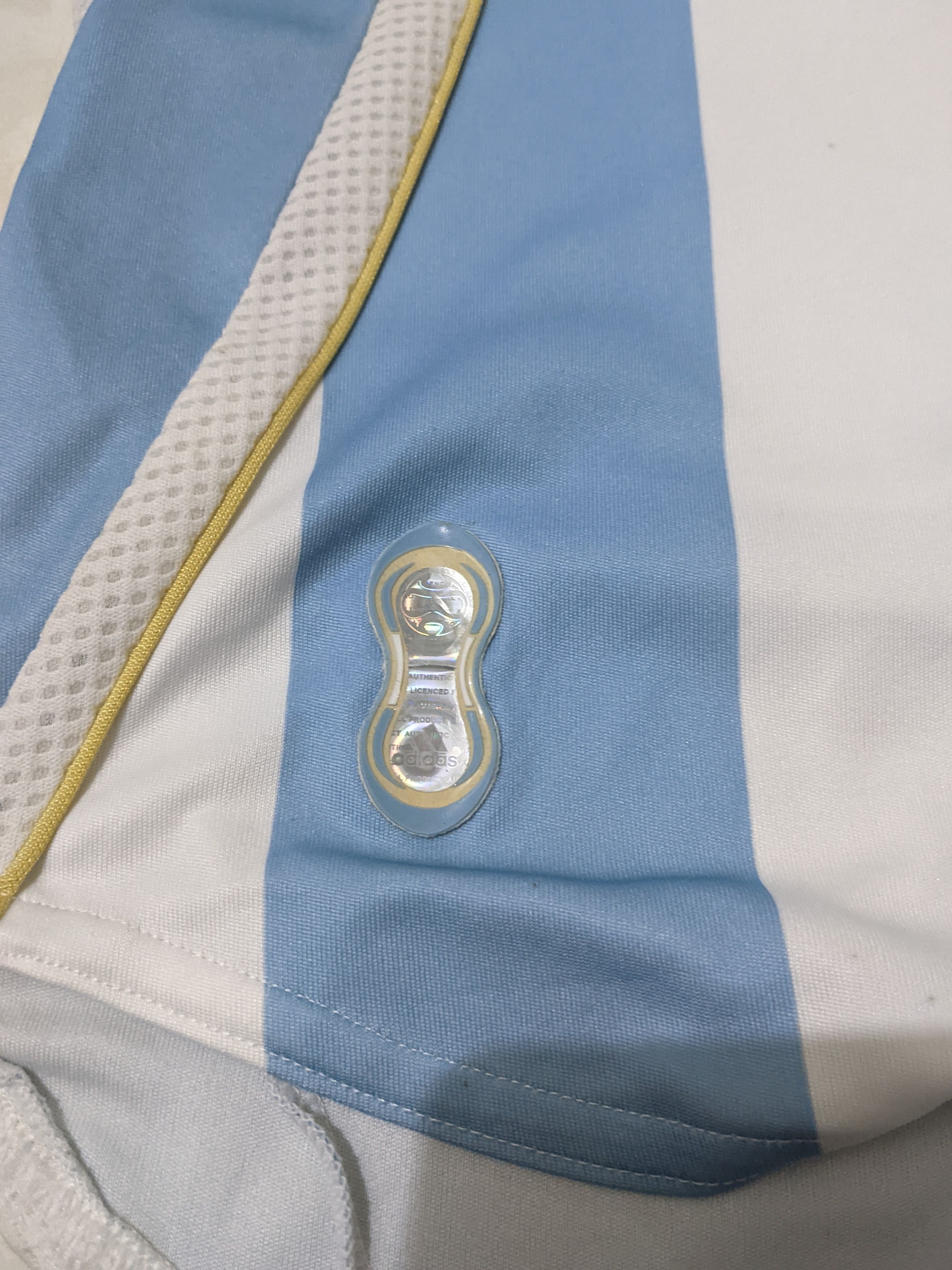 Adidas Jersey world cup 2006 home Riquelme football shirt Size US M / EU 48-50 / 2 - 8 Thumbnail