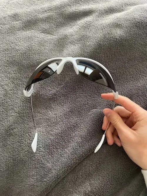 Vintage White Alien Eye Sunglasses Punk Tech Cyber Dystopian Bug Size ONE SIZE - 2 Thumbnail