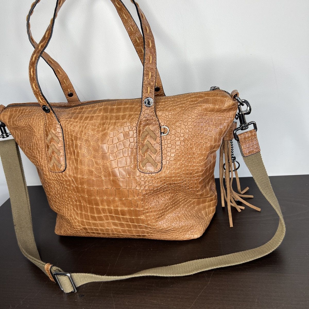 Vintage George Gina Lucy GGL Leather Brown Crossbody Bag Vintage Size ONE SIZE - 6 Thumbnail