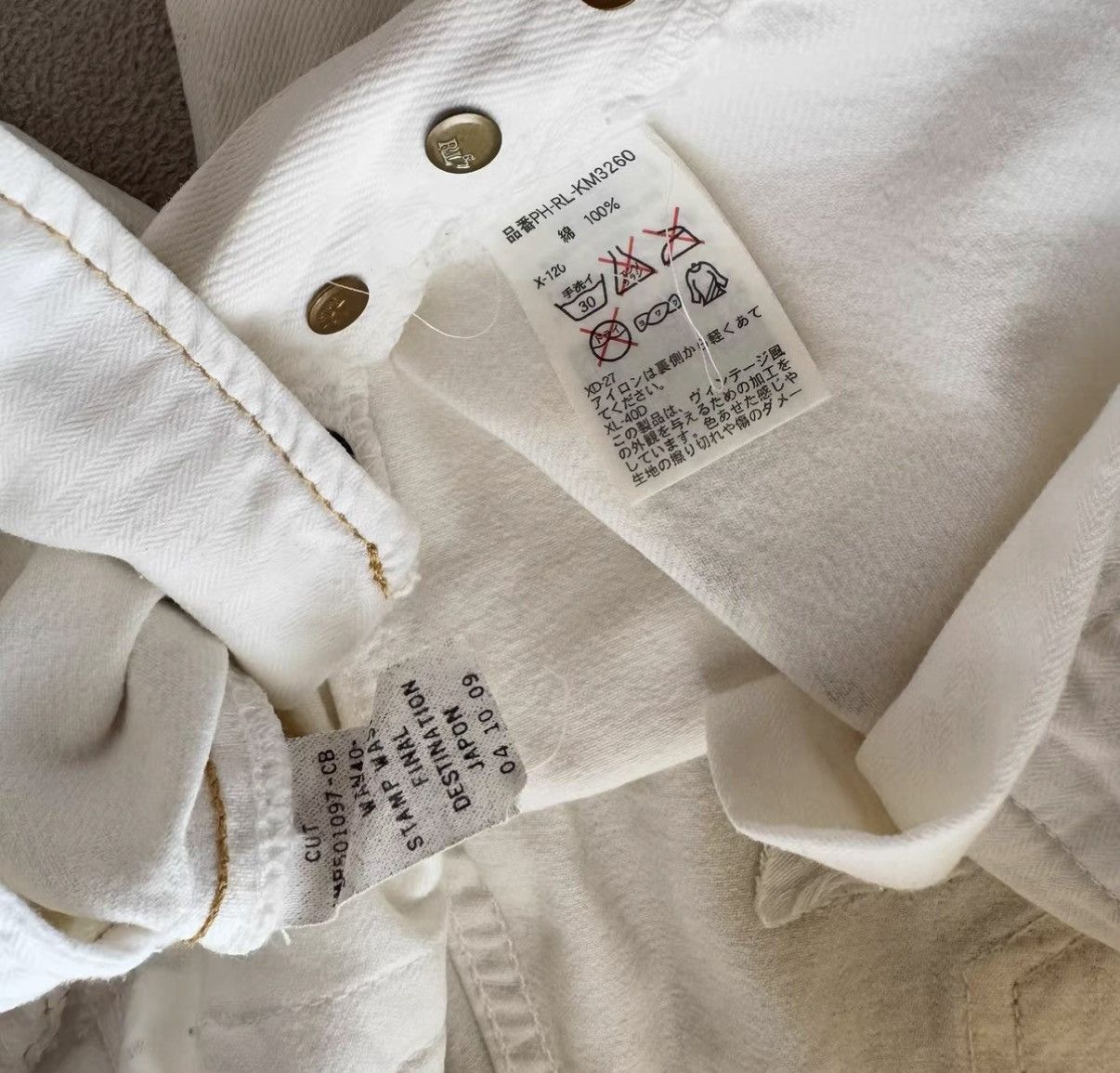 Polo Ralph Lauren Ralph Lauren Polo Oil Print Distressed Shorts K22 Size US 30 / EU 46 - 8 Thumbnail