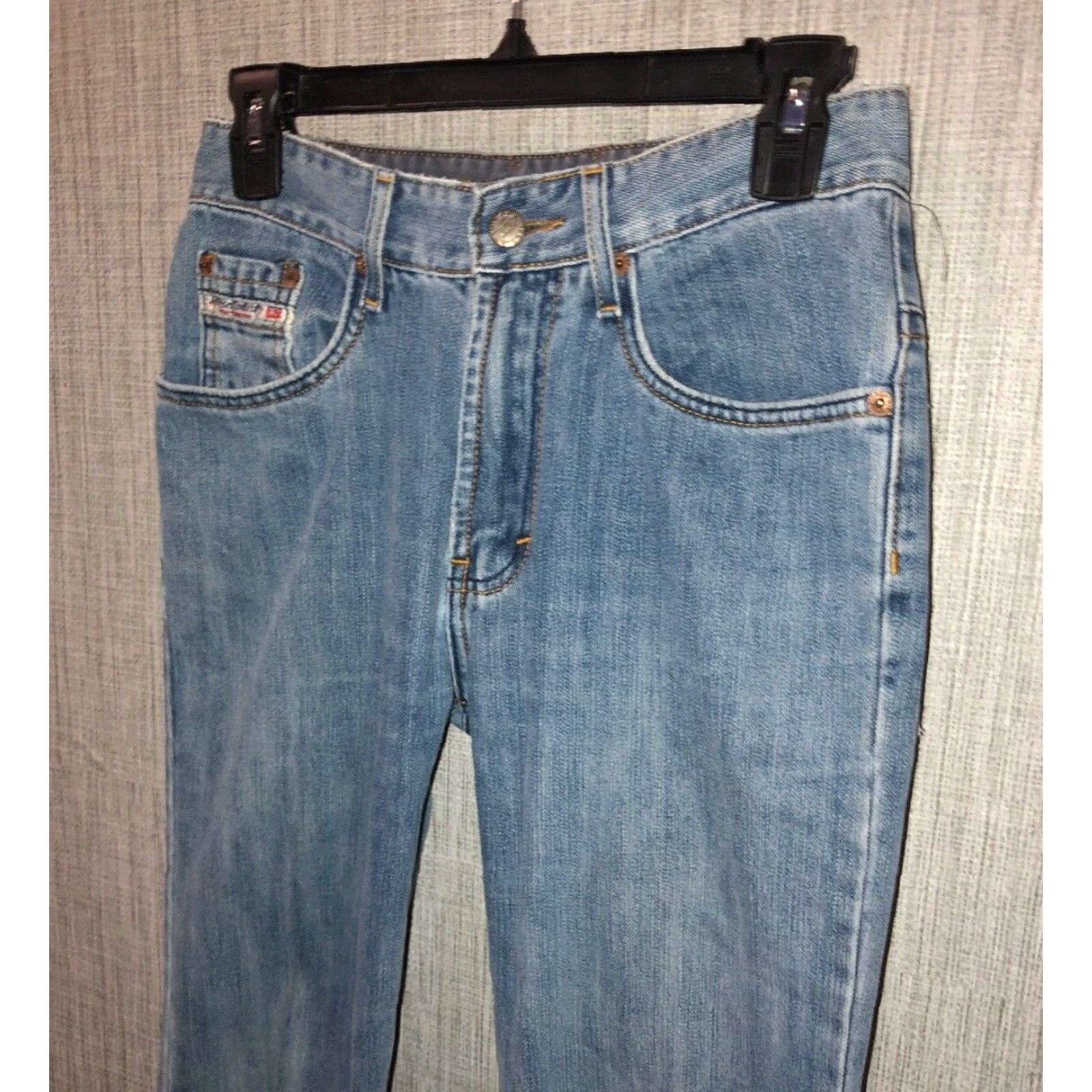 Diesel Diesel Men's Blue Straight Denim Jeans Size 28 x 31.5 Regular Size US 28 / EU 44 - 2 Thumbnail