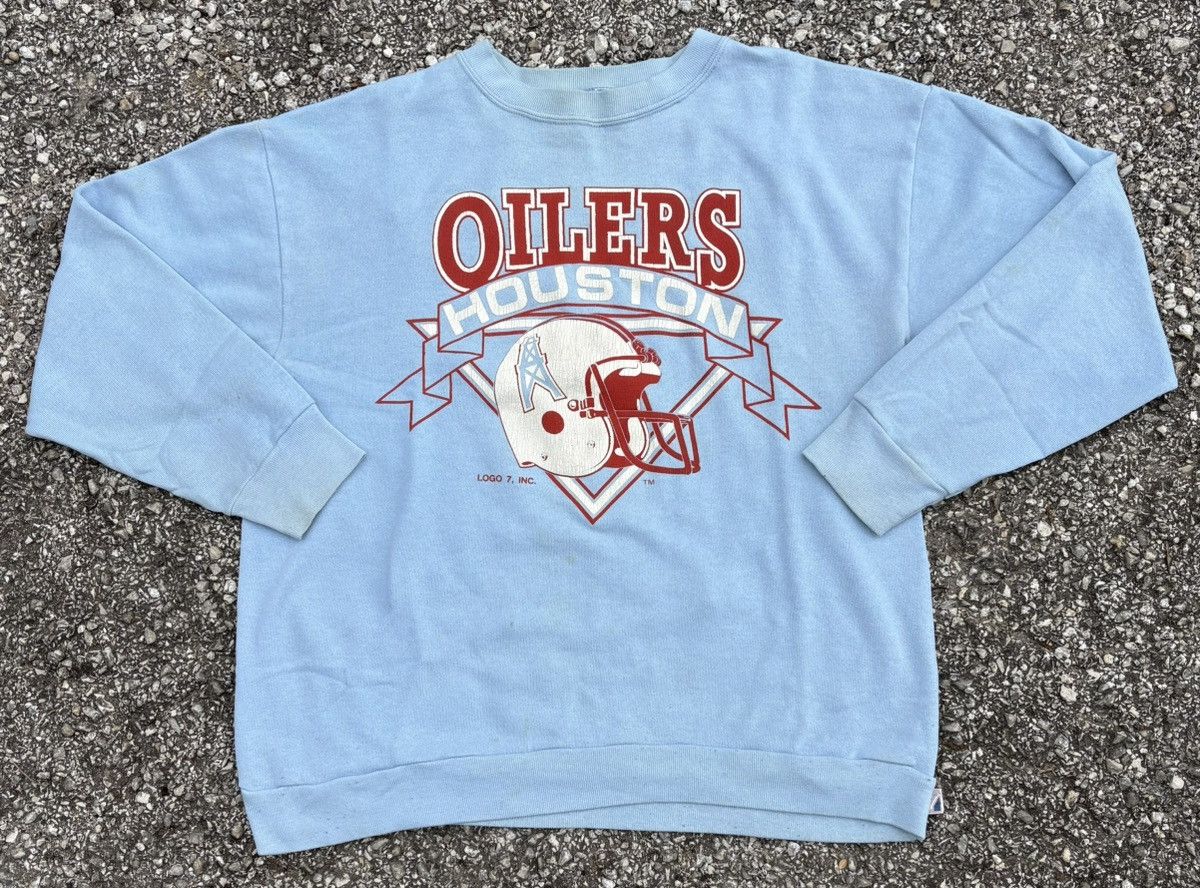 Other Vintage 90s Houston Oilers Helmet Crewneck Size US L / EU 52-54 / 3 - 1 Thumbnail