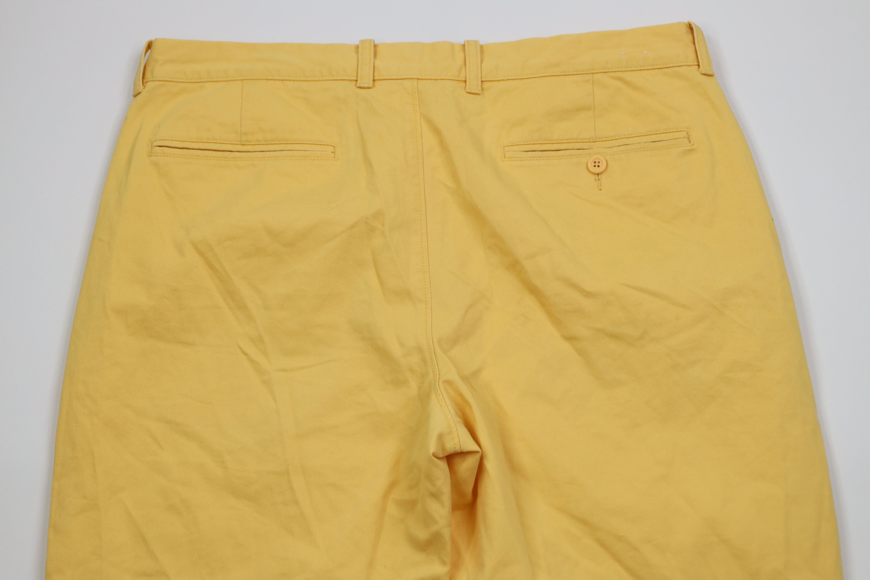 J.Crew Vintage Y2K J Crew Wide Leg Chino Pants Trousers Yellow Size US 36 / EU 52 - 12 Thumbnail